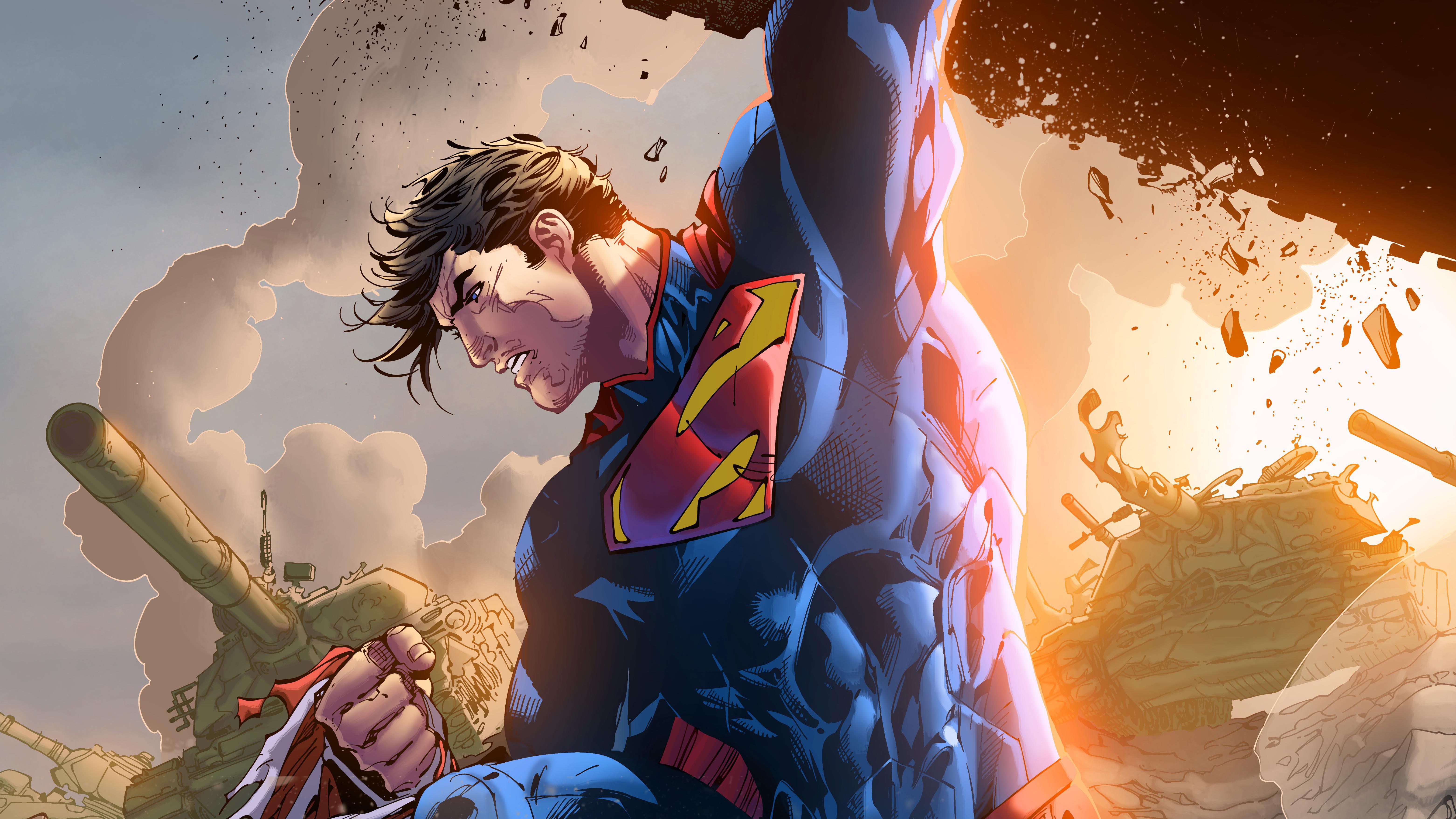 superman, superheroes, artwork, hd, 4k, 5k, HD Wallpaper