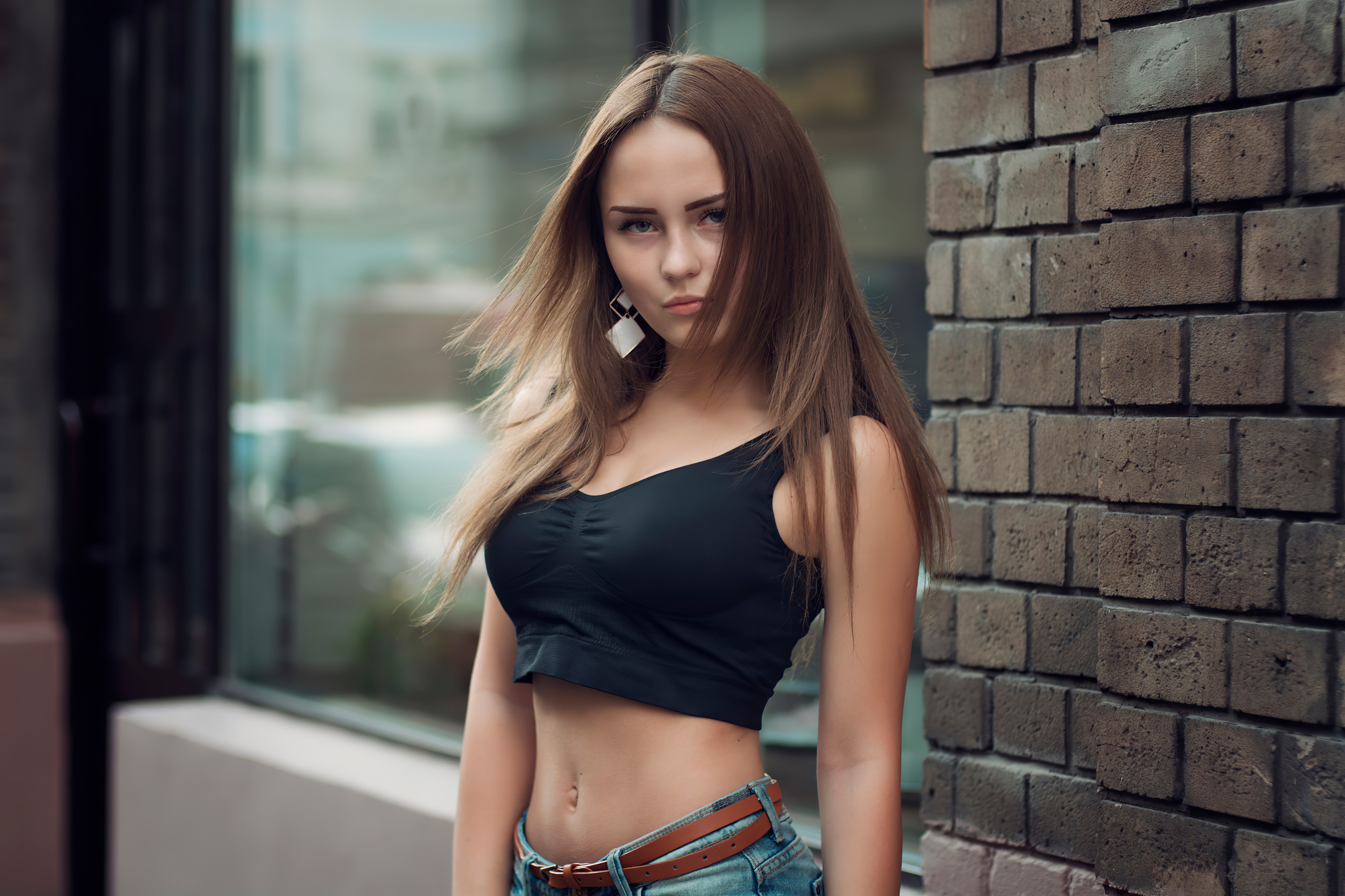girls, model, hd, depth of field, 4k, HD Wallpaper
