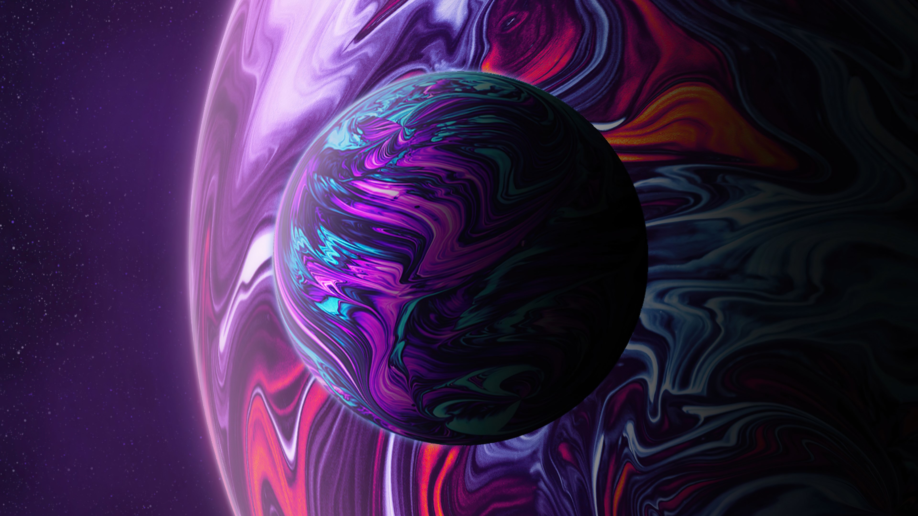 planets, artist, artwork, digital art, hd, 4k, HD Wallpaper