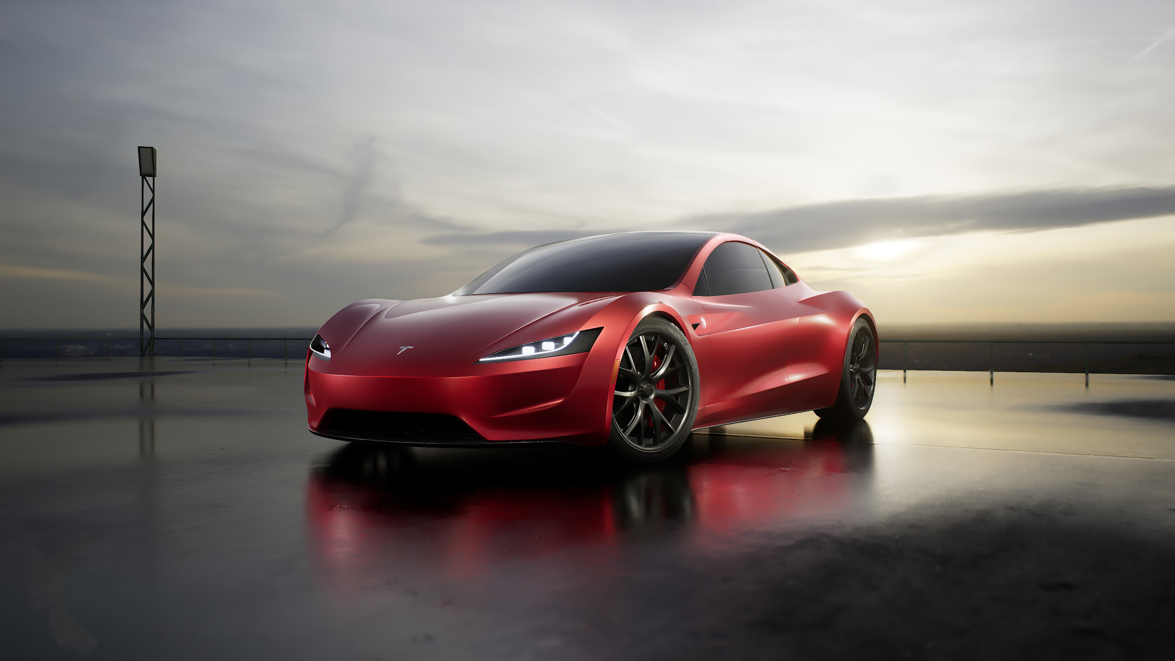 tesla roadster, tesla, electric cars, 4k, hd, HD Wallpaper