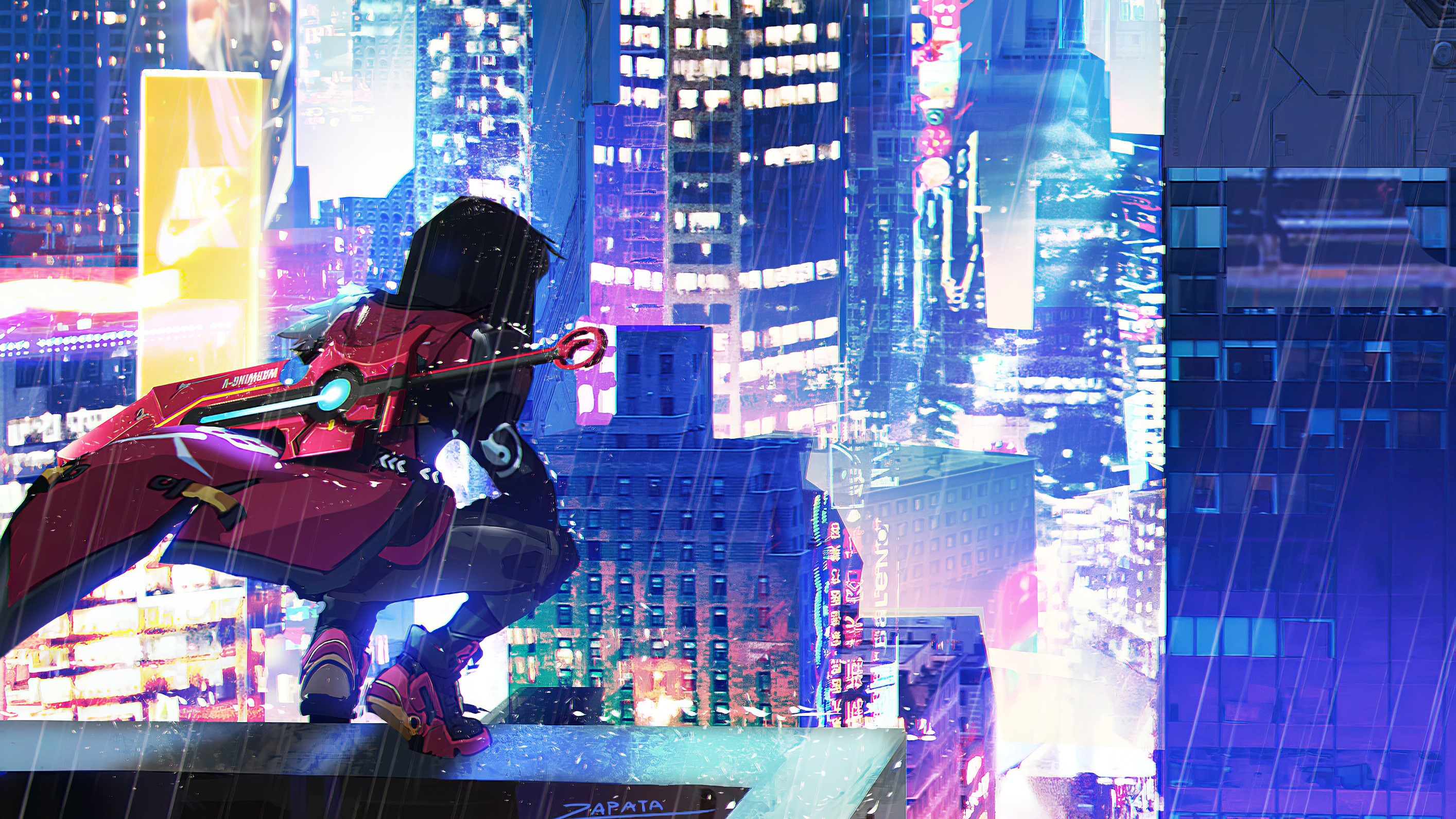 artist, artwork, hd, cyberpunk, HD Wallpaper