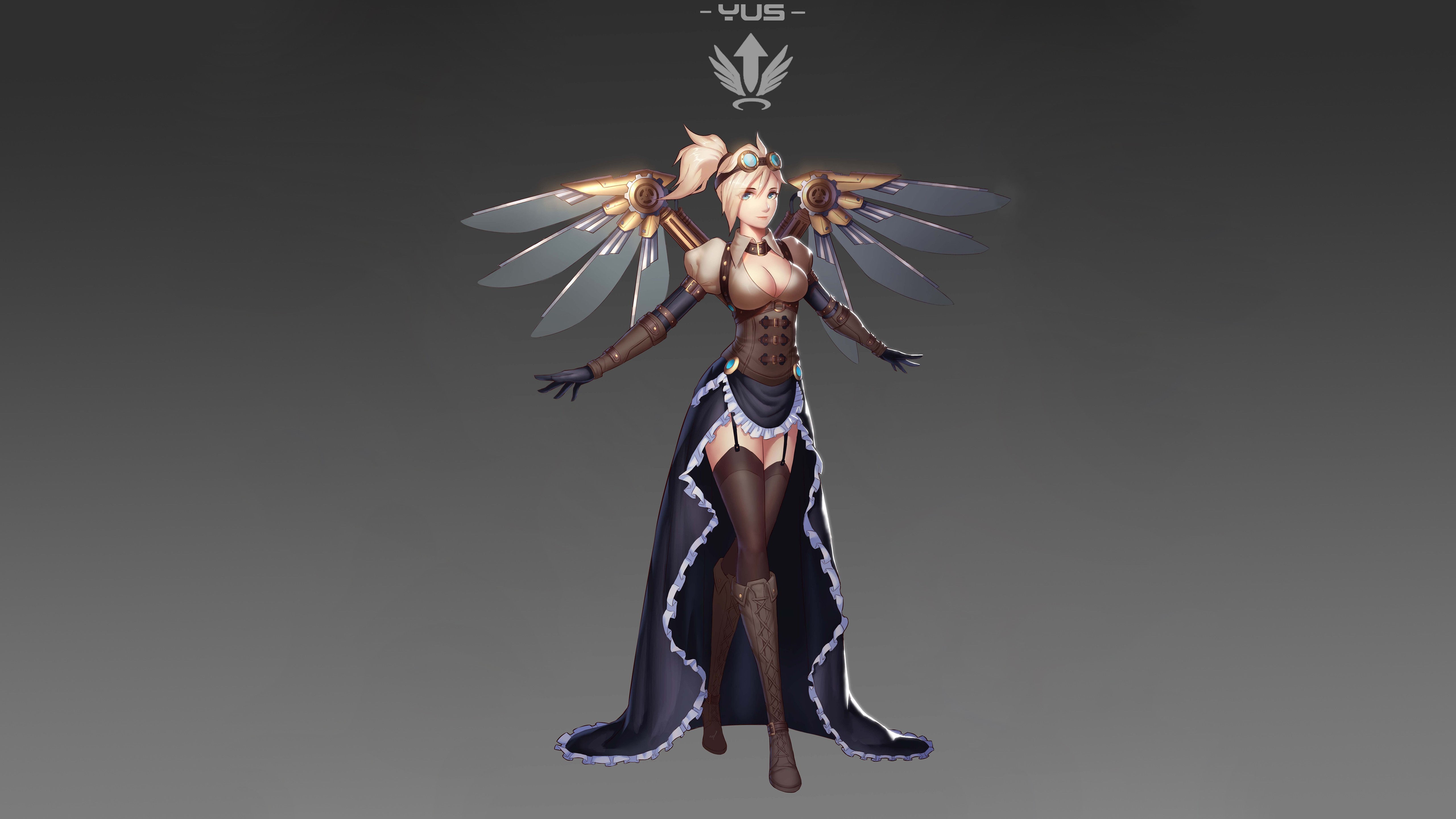 mercy overwatch, overwatch, games, hd, 4k, 5k, HD Wallpaper