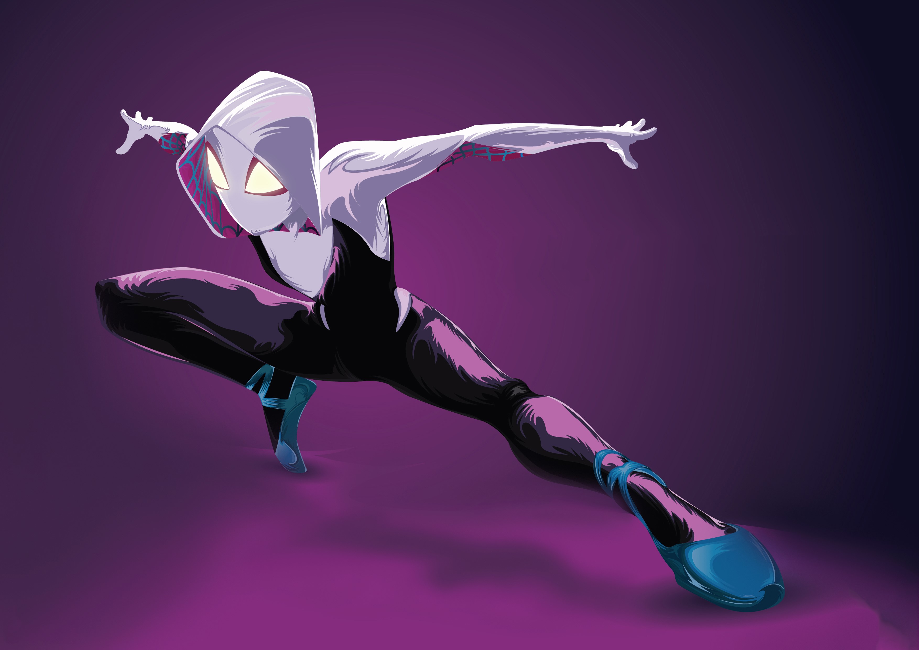 gwen stacy, superheroes, artwork, hd, 4k, artstation, HD Wallpaper