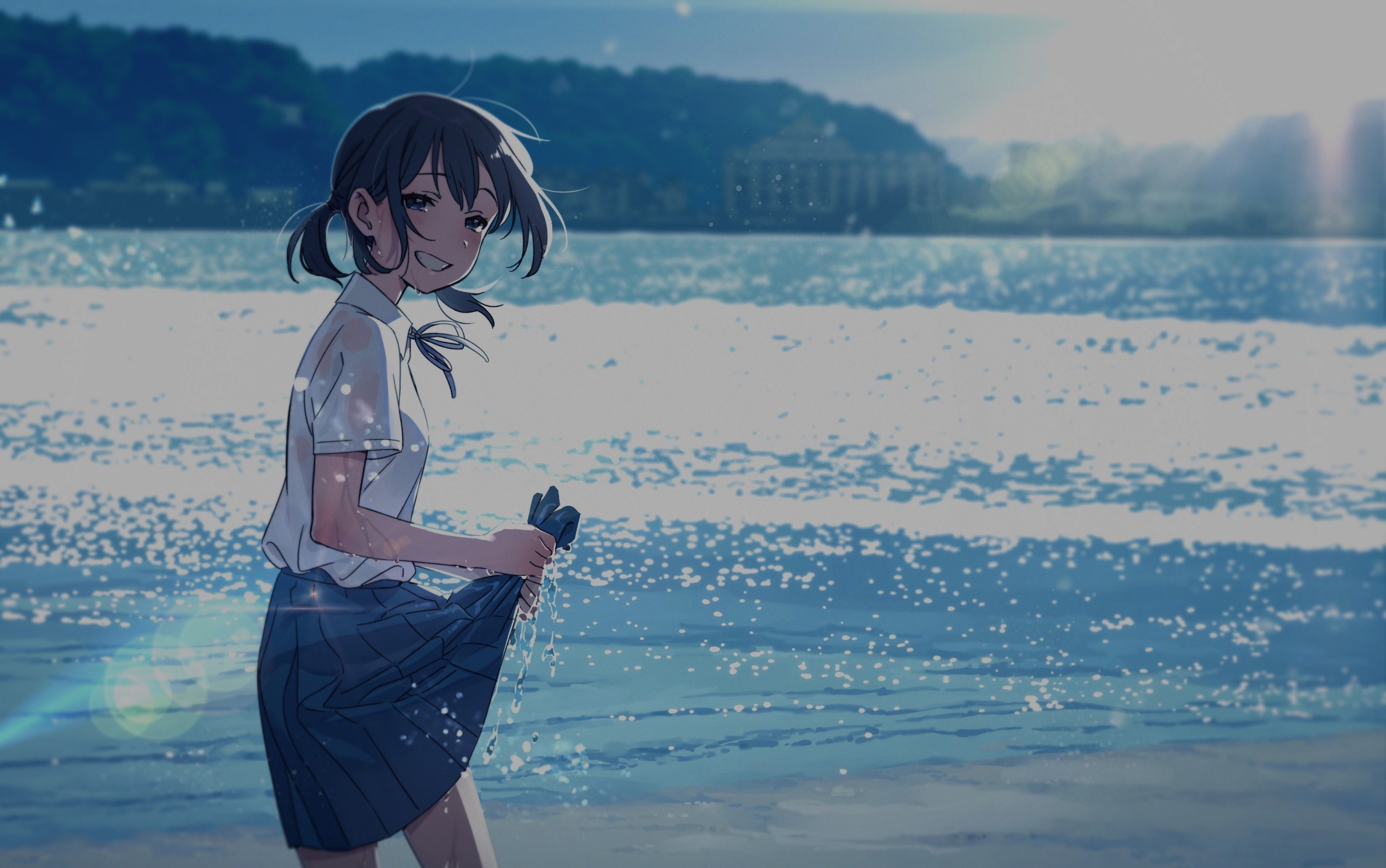 anime girl, anime, artist, artwork, digital art, hd, 4k, HD Wallpaper