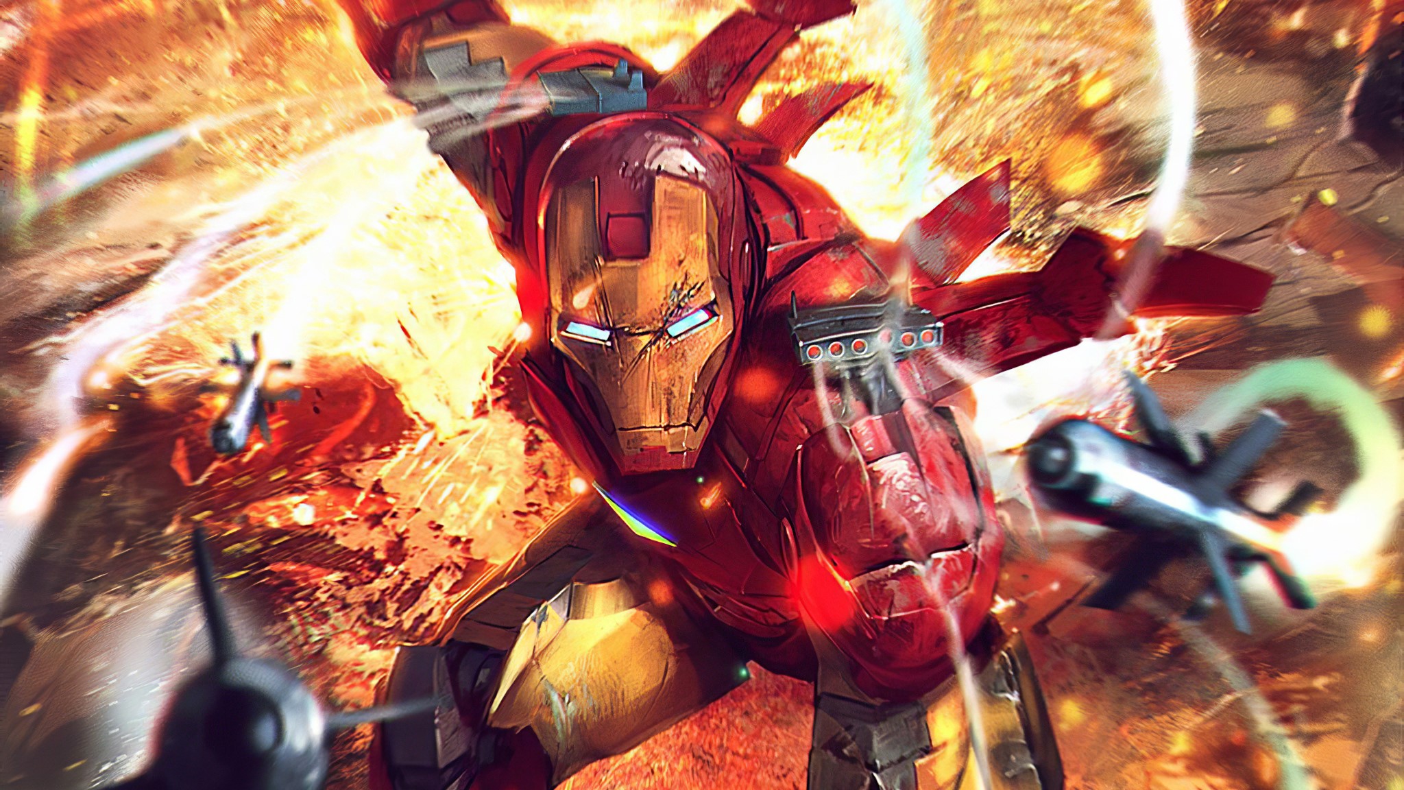 iron man, superheroes, artist, artwork, digital art, hd, artstation, HD Wallpaper