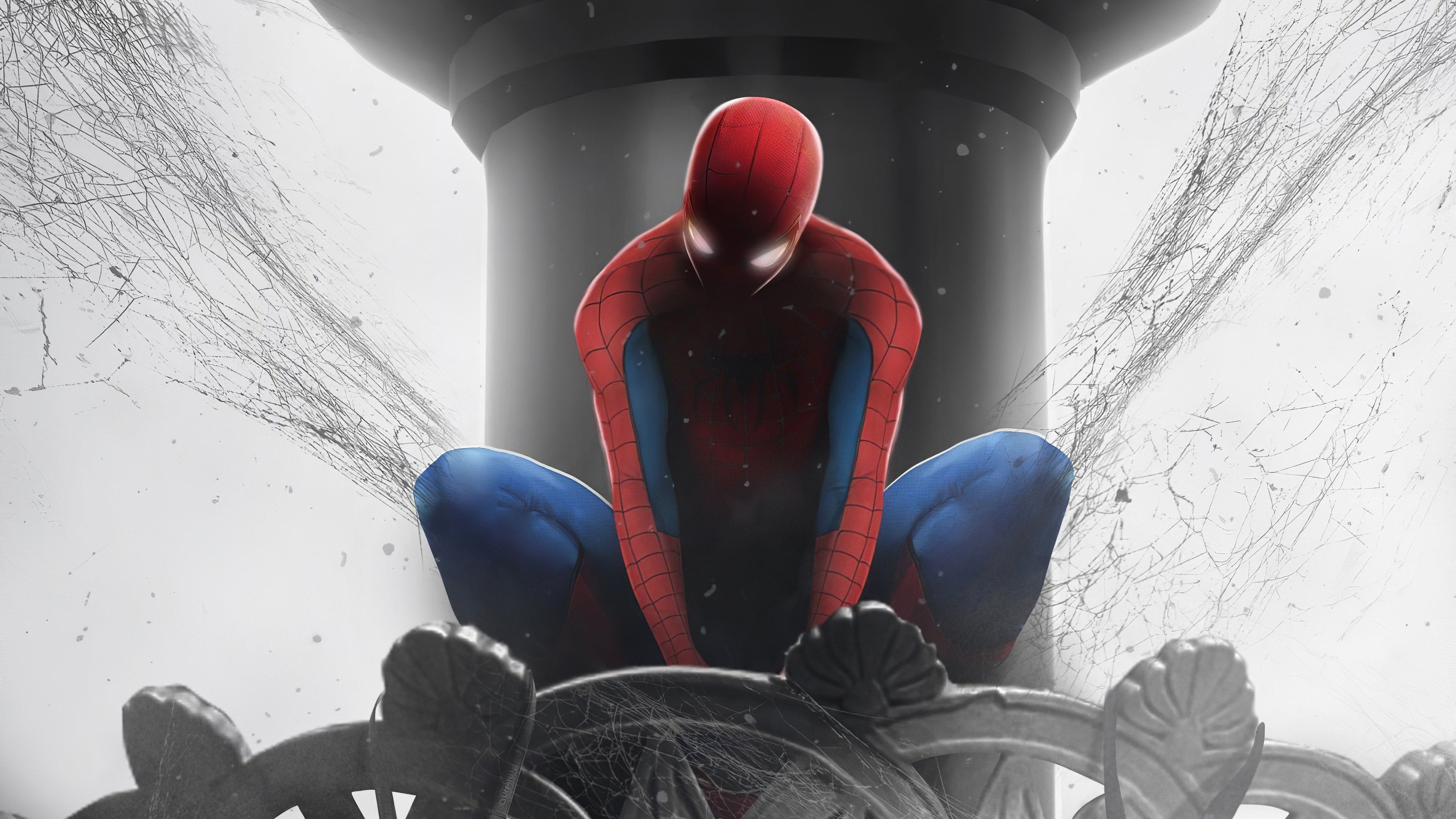 spiderman, superheroes, artist, artwork, digital art, hd, 4k, artstation, HD Wallpaper