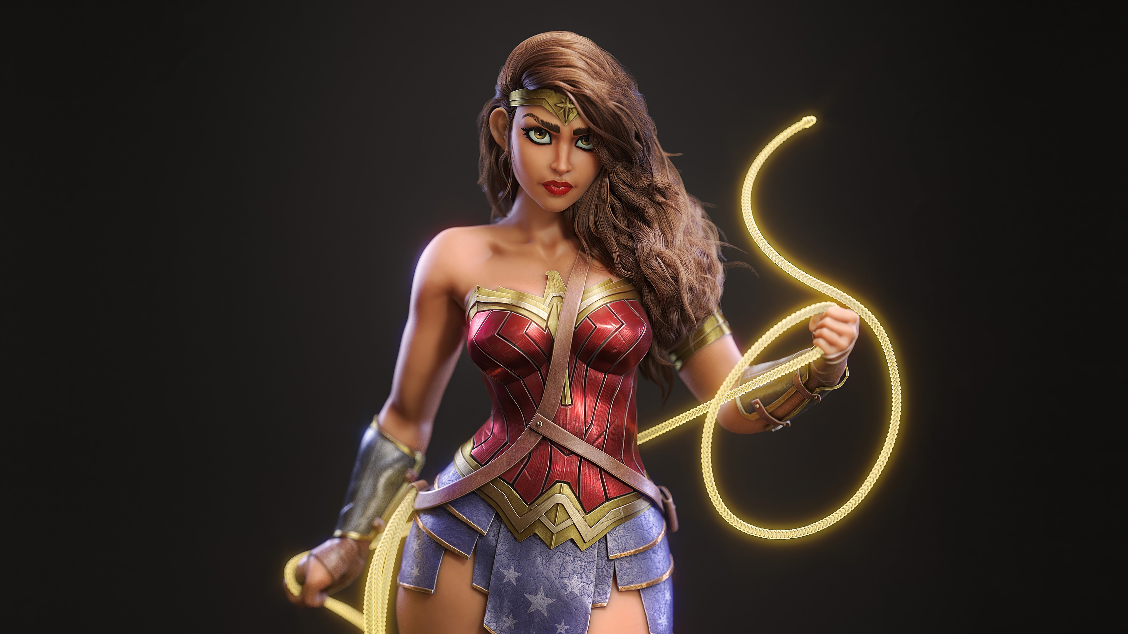 wonder woman, superheroes, hd, 4k, artist, artwork, digital art, artstation, HD Wallpaper