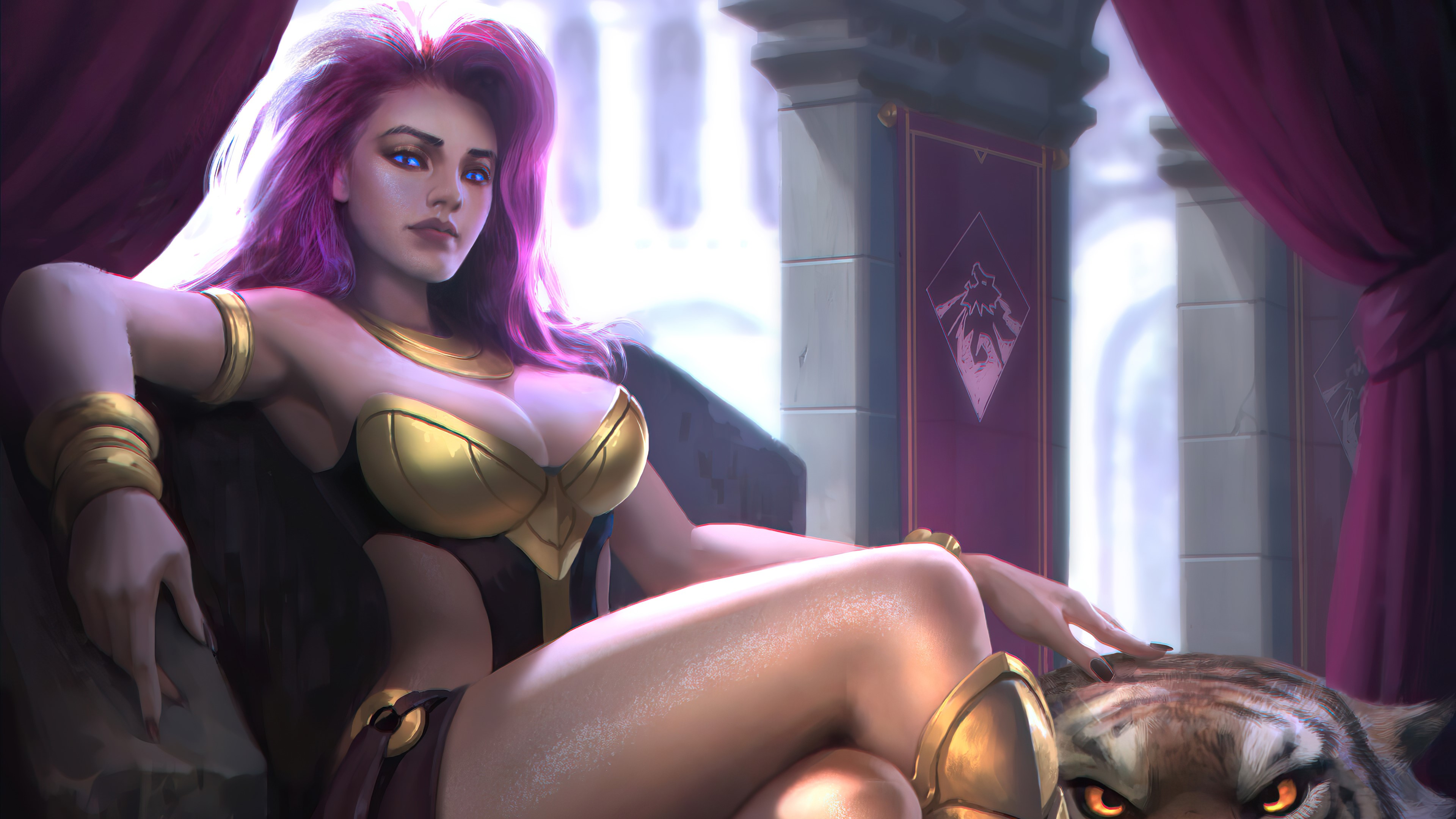 league of legends, games, hd, tiger, artstation, artist, artwork, digital art, HD Wallpaper