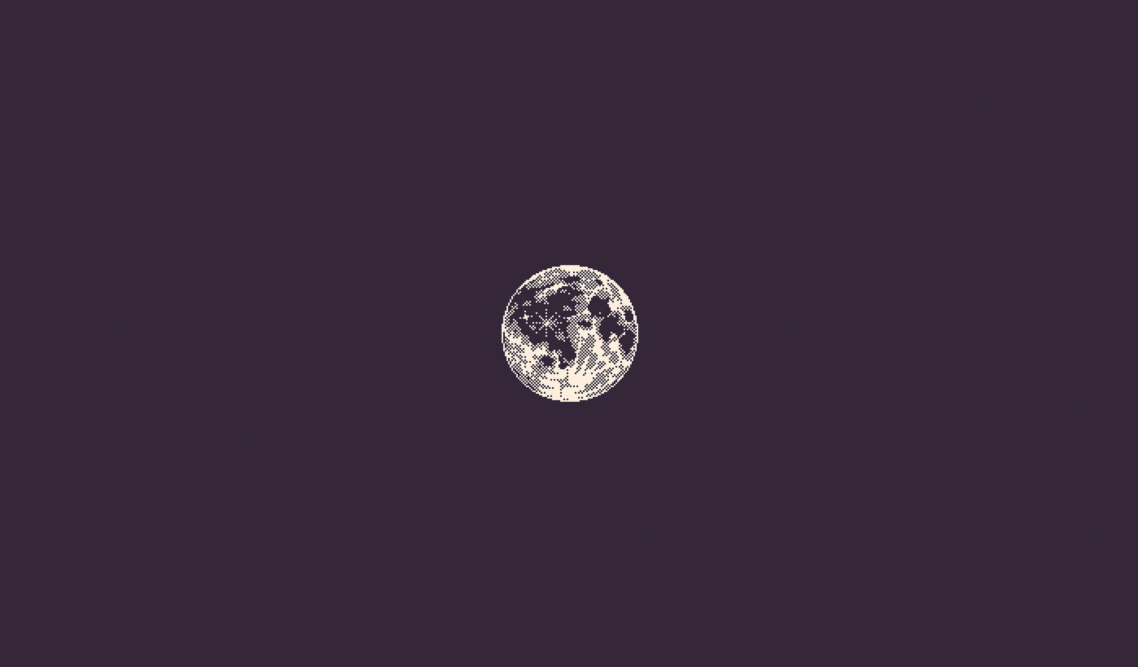 moon, 8 bit, artist, artwork, digital art, hd, 4k, HD Wallpaper