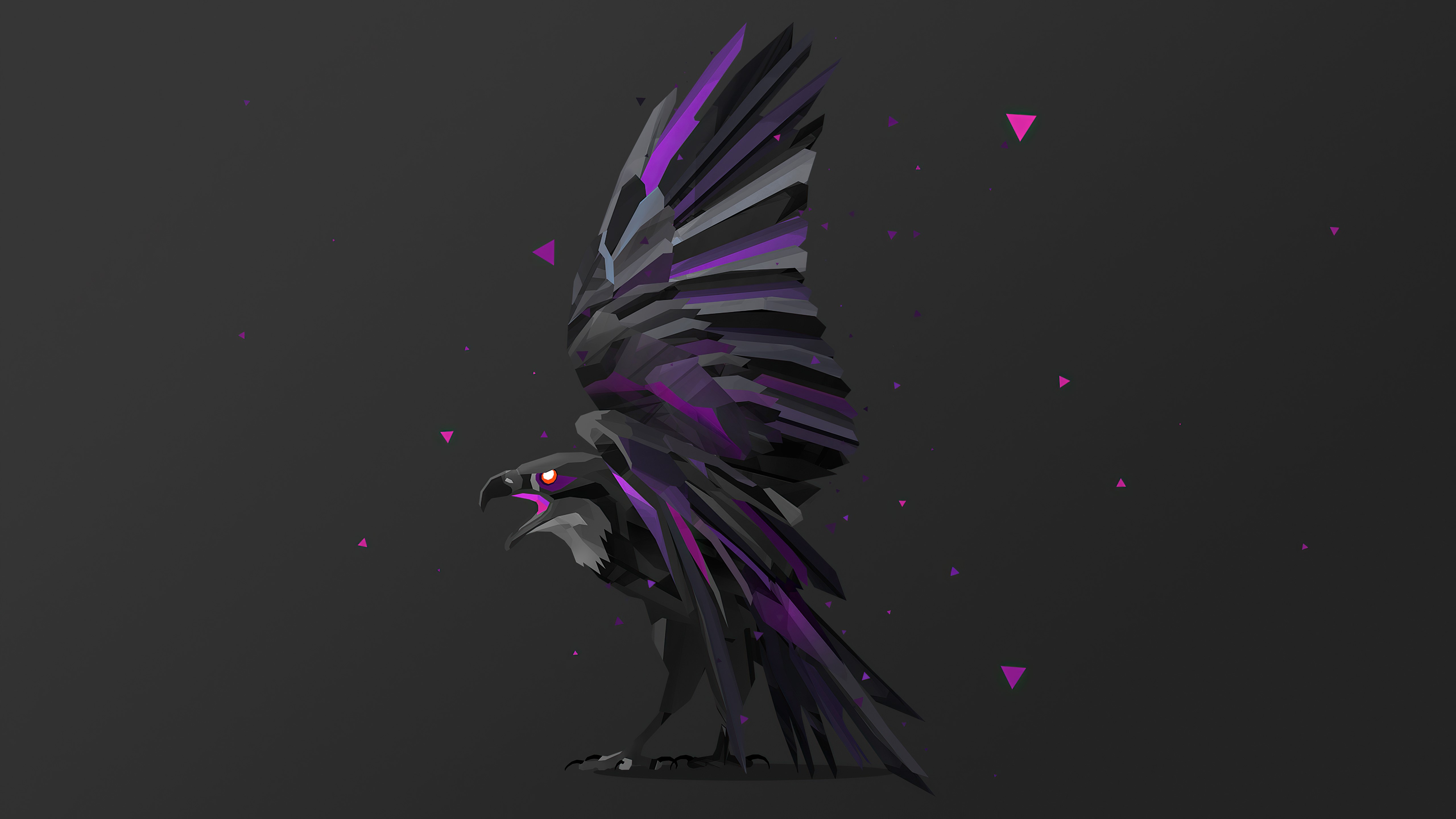 birds, artist, artwork, digital art, hd, 4k, 5k, fractal, deviantart, HD Wallpaper
