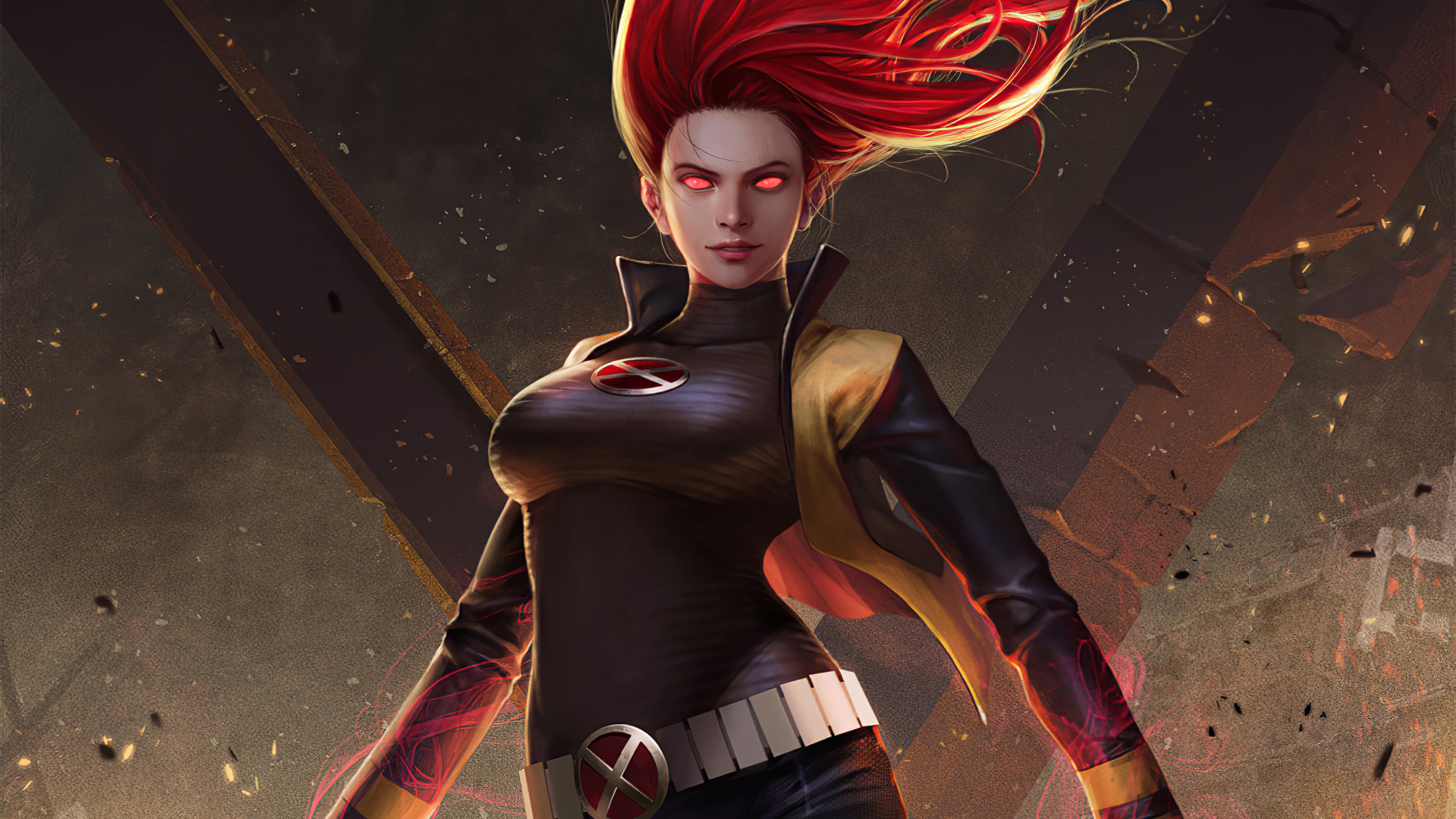 dark phoenix, artwork, superheroes, hd, artstation, 4k, HD Wallpaper