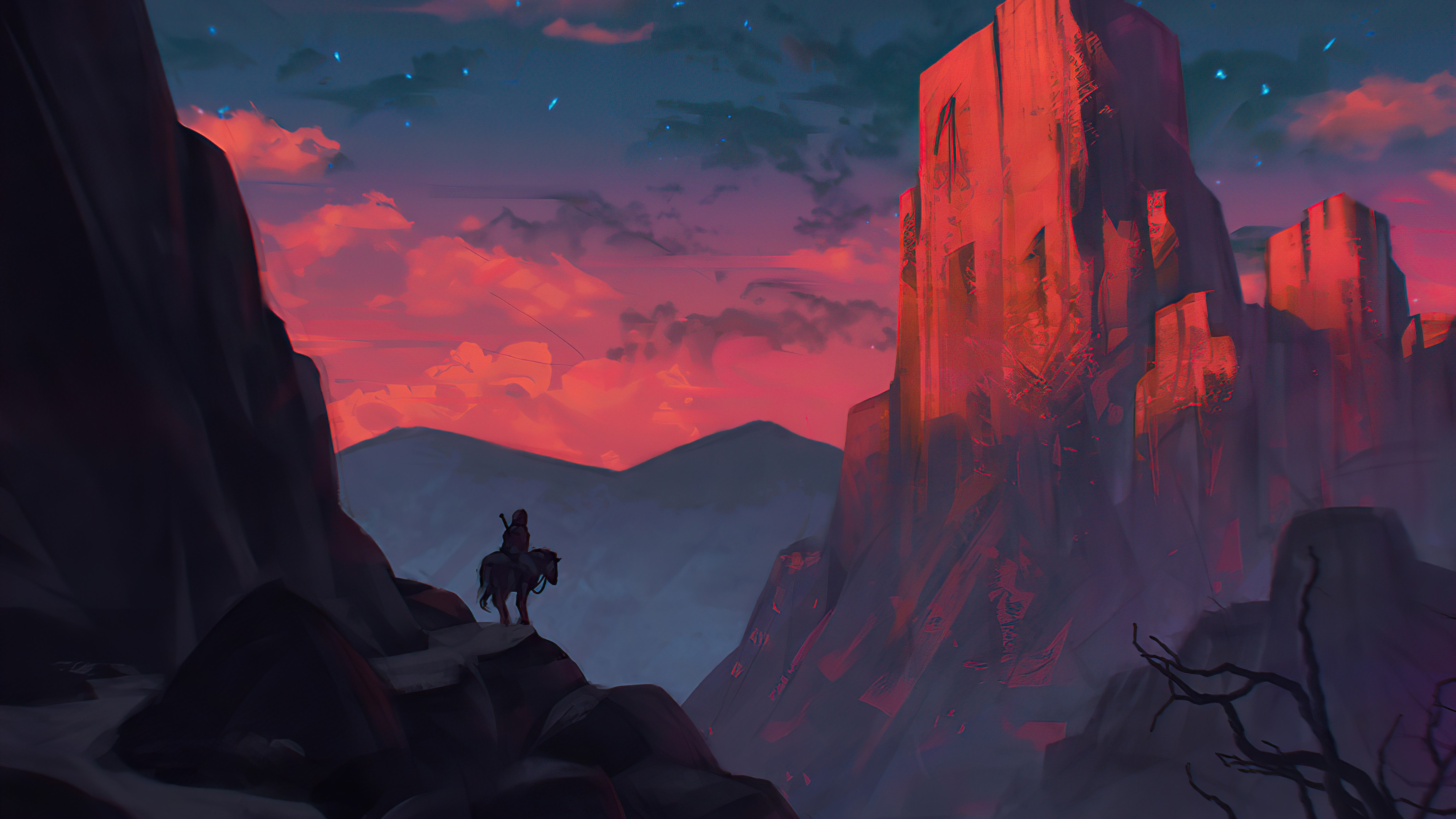 horse, artist, artwork, digital art, hd, 4k, artstation, HD Wallpaper