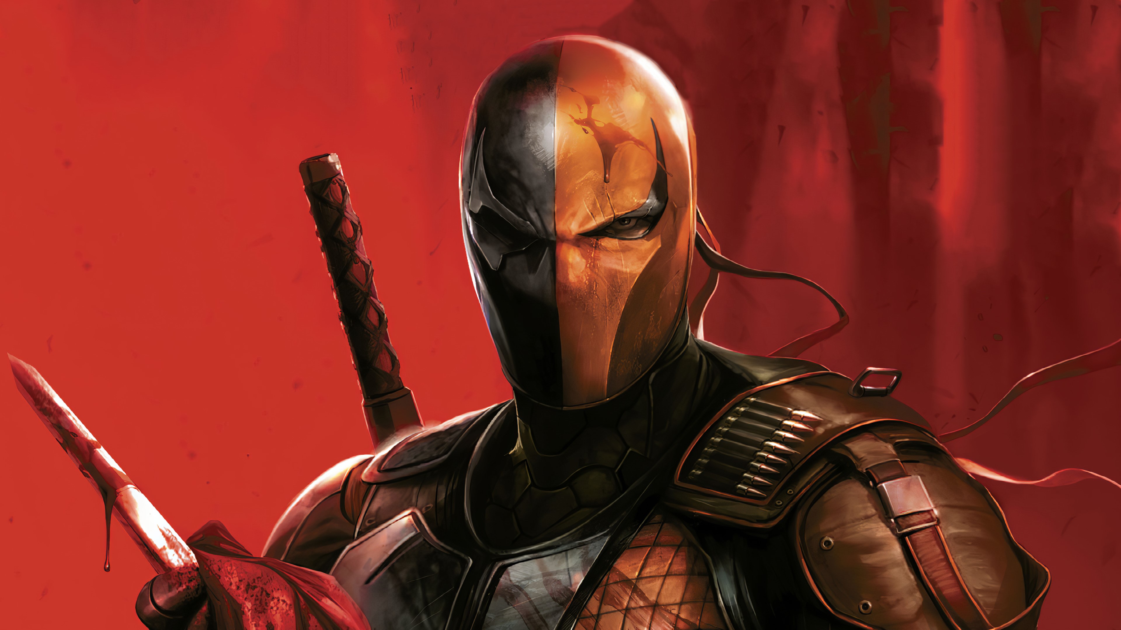 deathstroke, superheroes, artwork, hd, digital art, 4k, HD Wallpaper