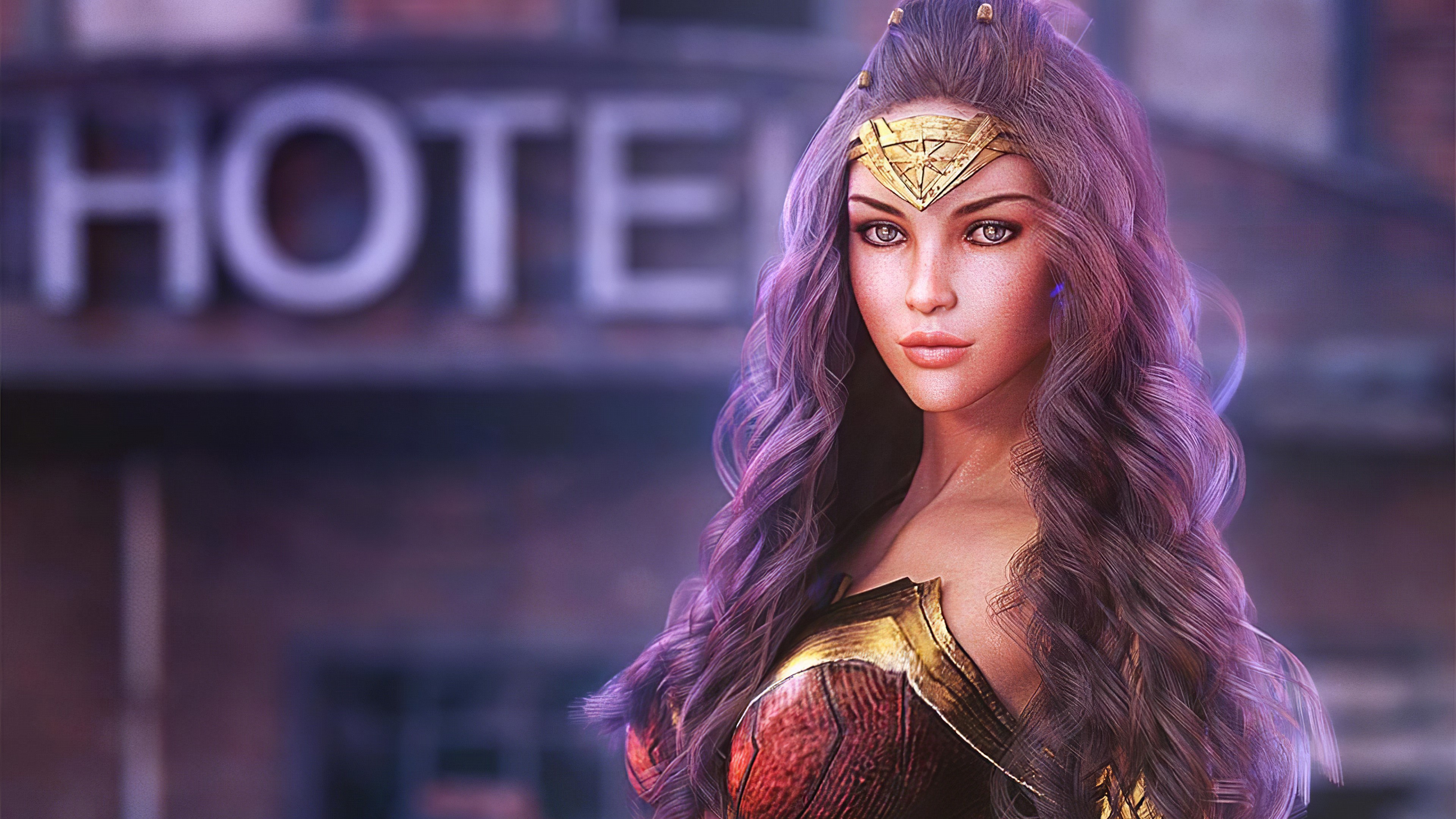 wonder woman, superheroes, hd, 4k, artist, artwork, digital art, deviantart, HD Wallpaper