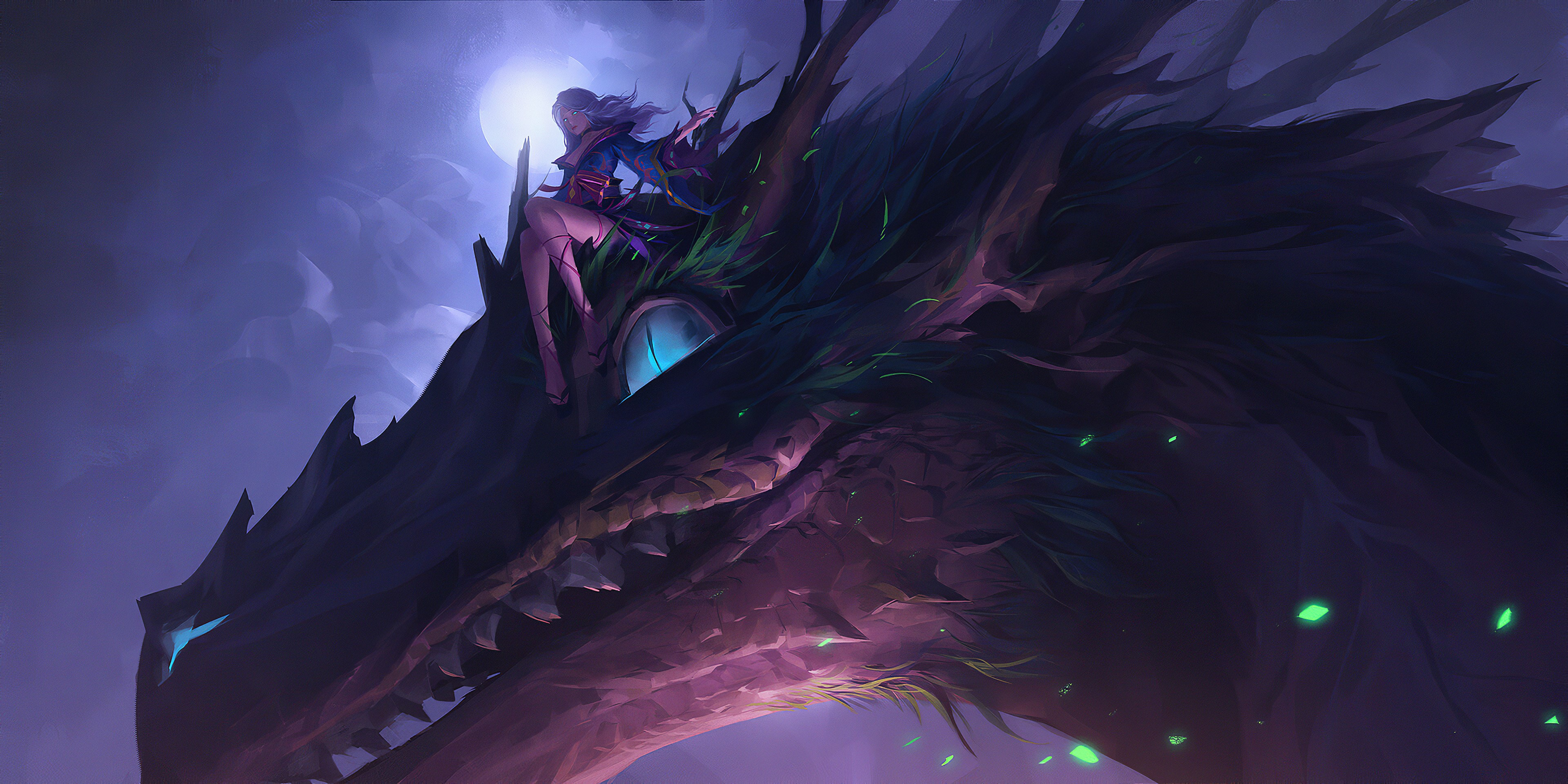 dragon, artist, artwork, digital art, hd, 4k, artstation, HD Wallpaper