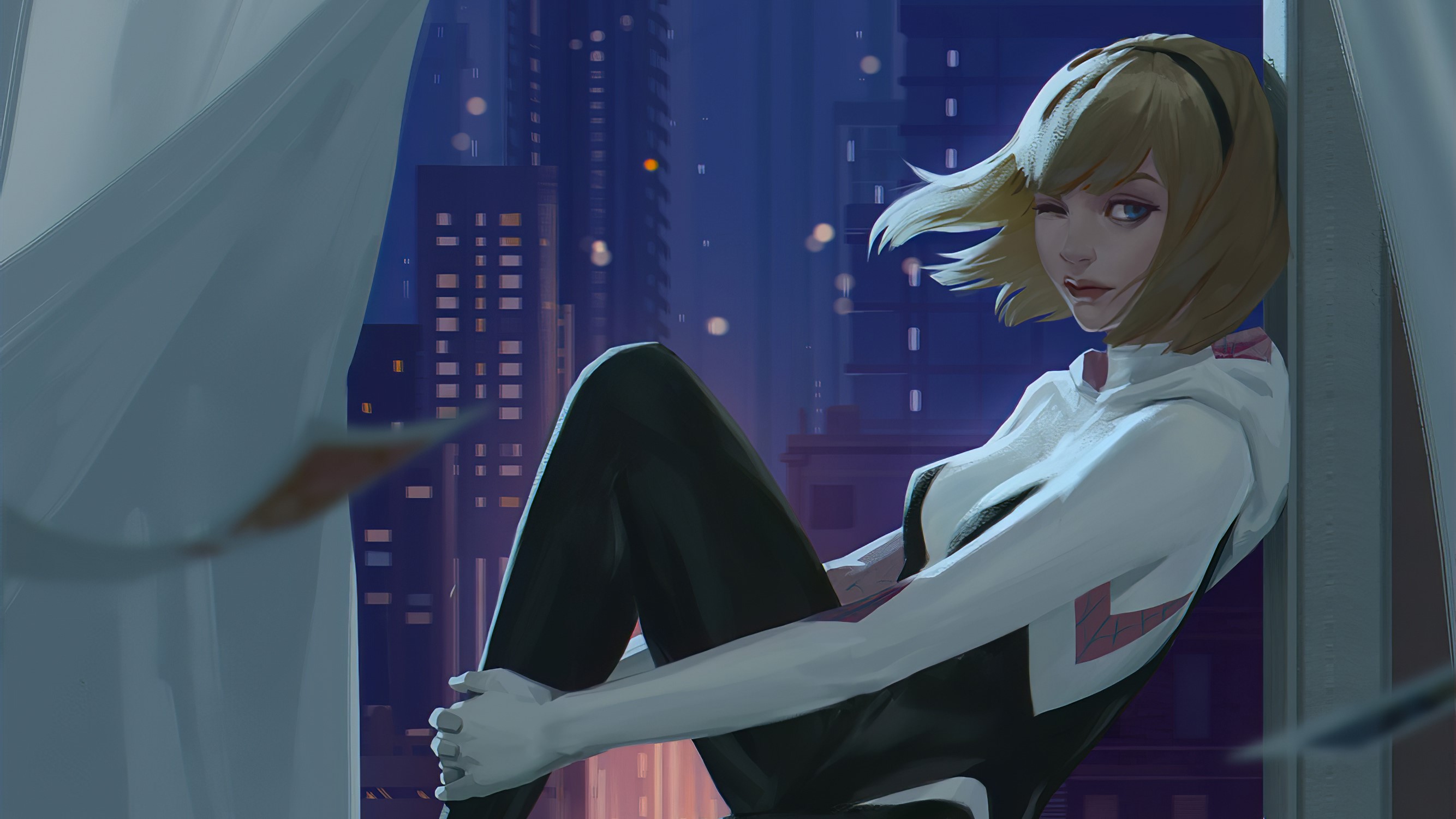 gwen stacy, superheroes, artist, artwork, digital art, hd, artstation, HD Wallpaper