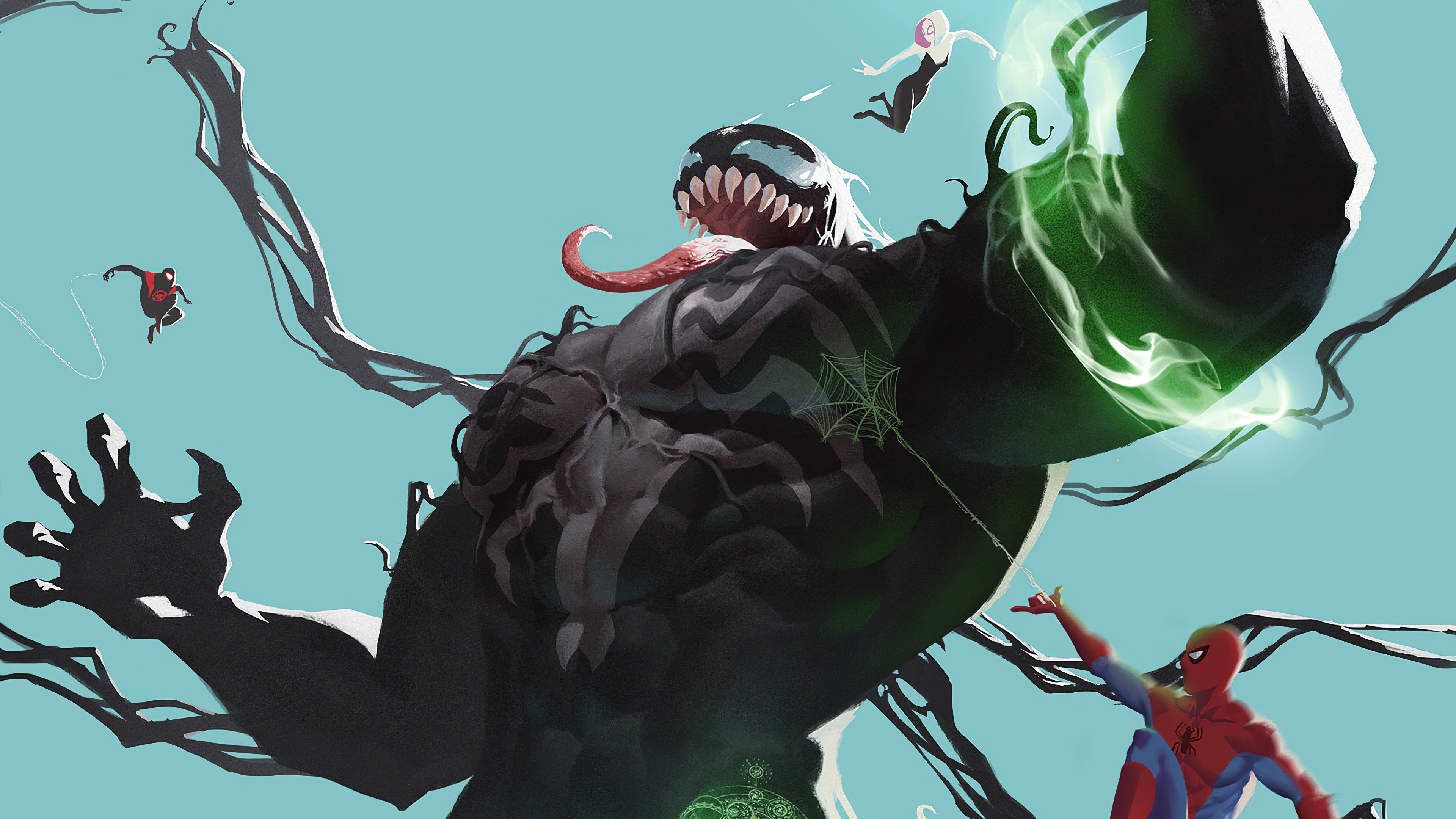 venom, superheroes, artwork, artist, digital art, hd, 4k, artstation, HD Wallpaper