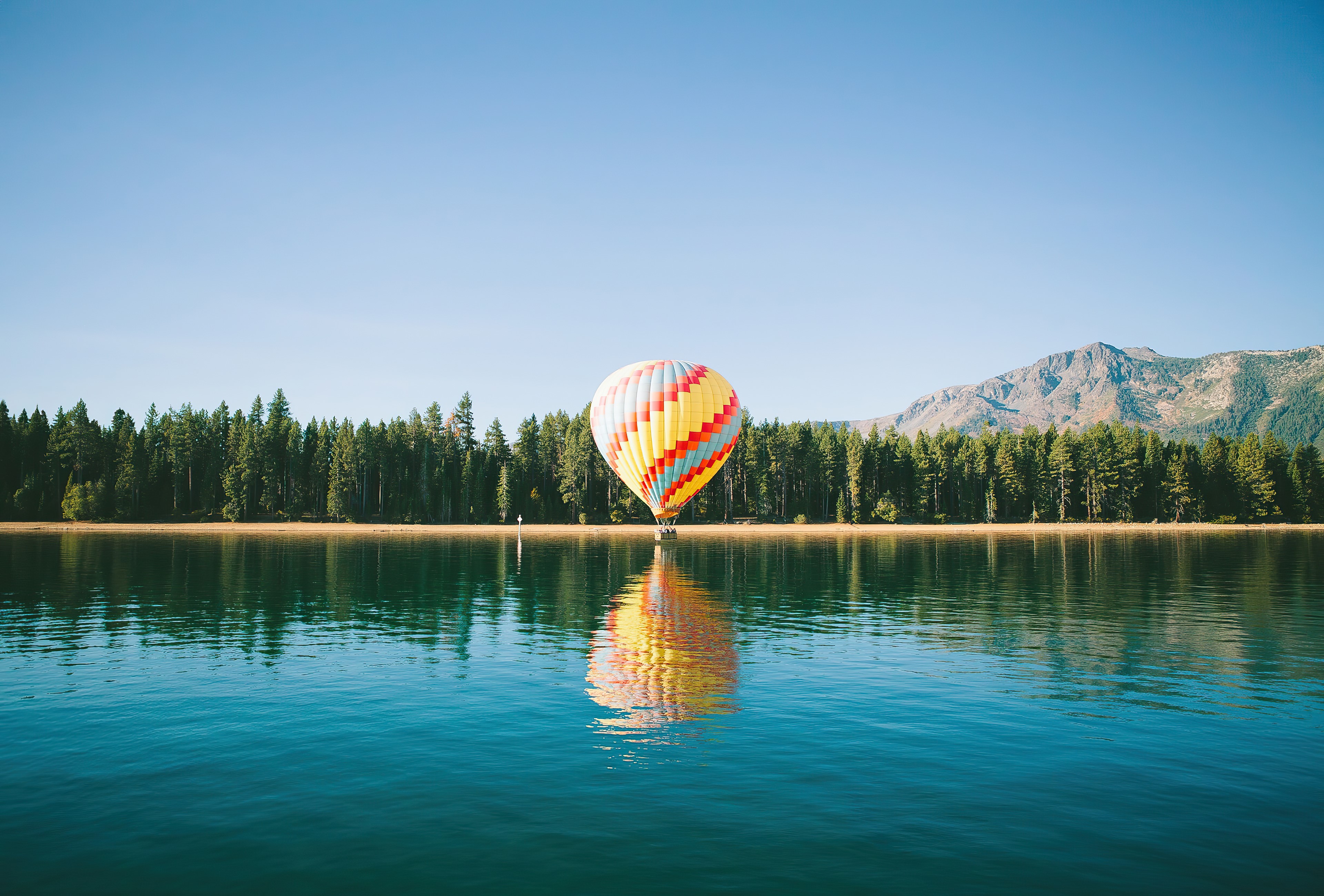 air balloon, nature, hd, clouds, 4k, HD Wallpaper