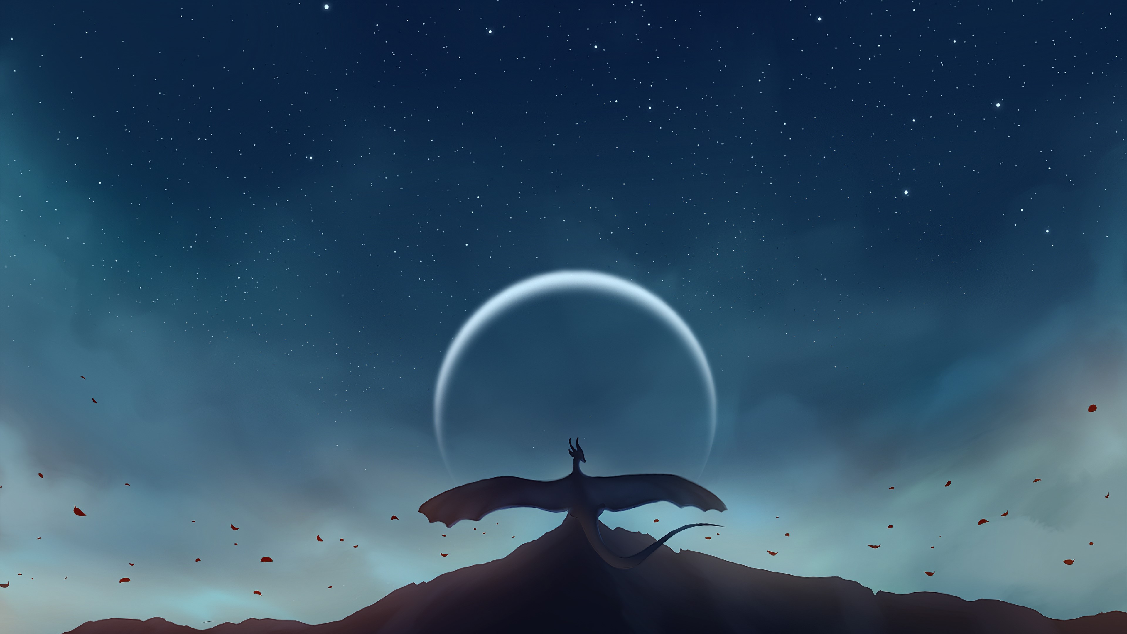 dragon, artist, artwork, digital art, hd, 4k, deviantart, HD Wallpaper