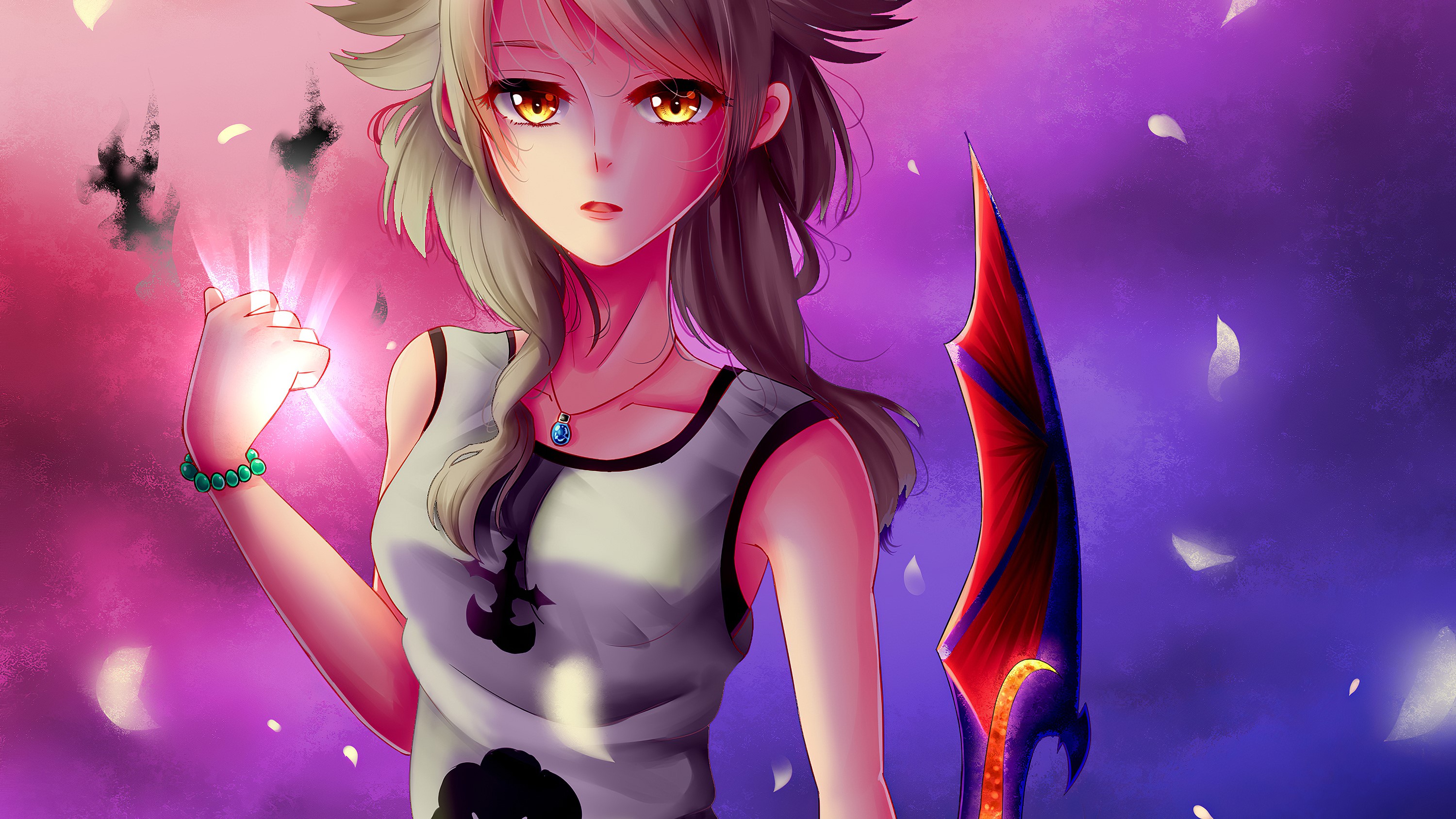 anime girl, anime, artist, artwork, digital art, hd, deviantart, HD Wallpaper