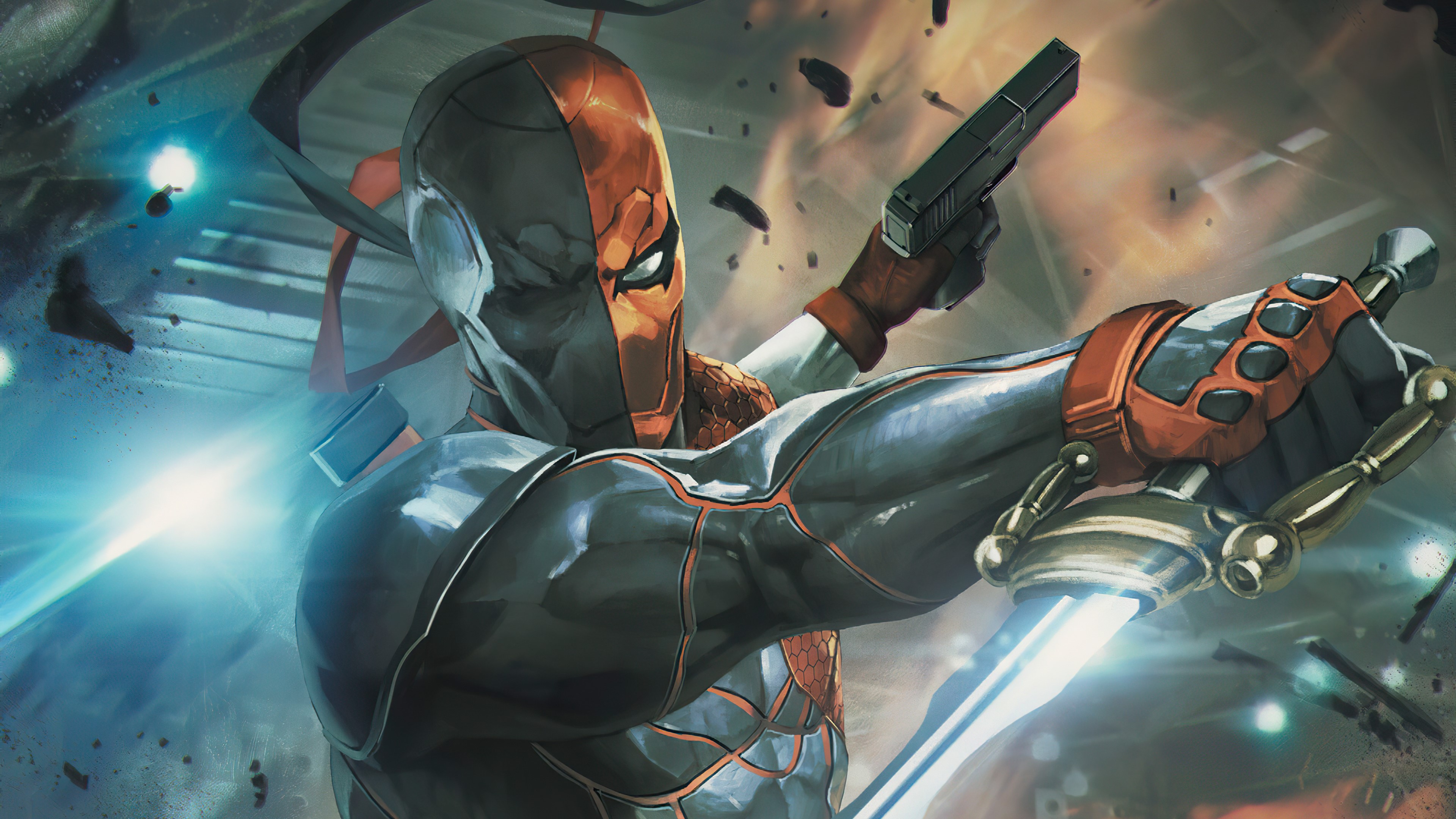 deathstroke, superheroes, artwork, hd, 4k, HD Wallpaper
