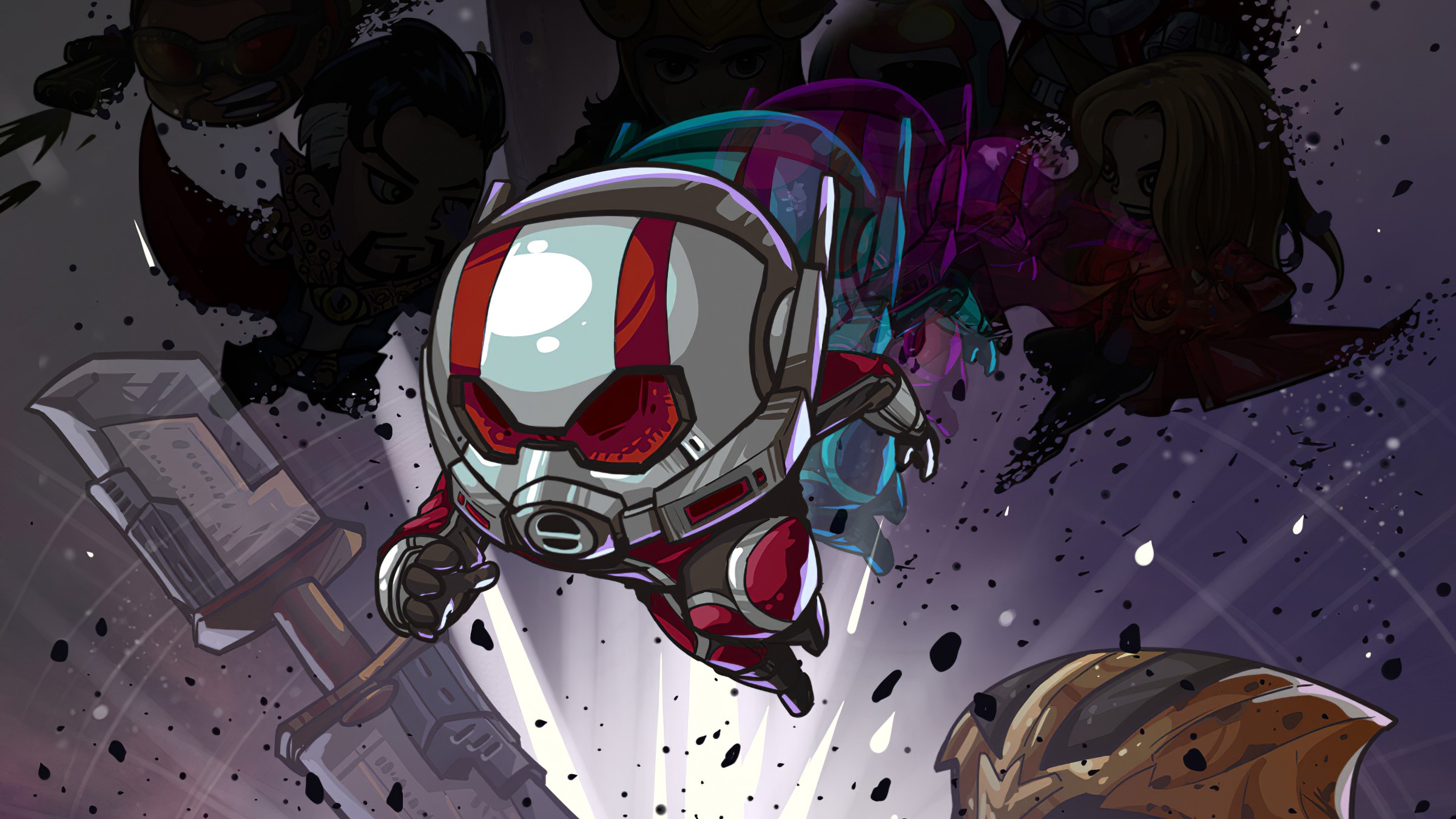 ant man, superheroes, artwork, hd, artstation, HD Wallpaper