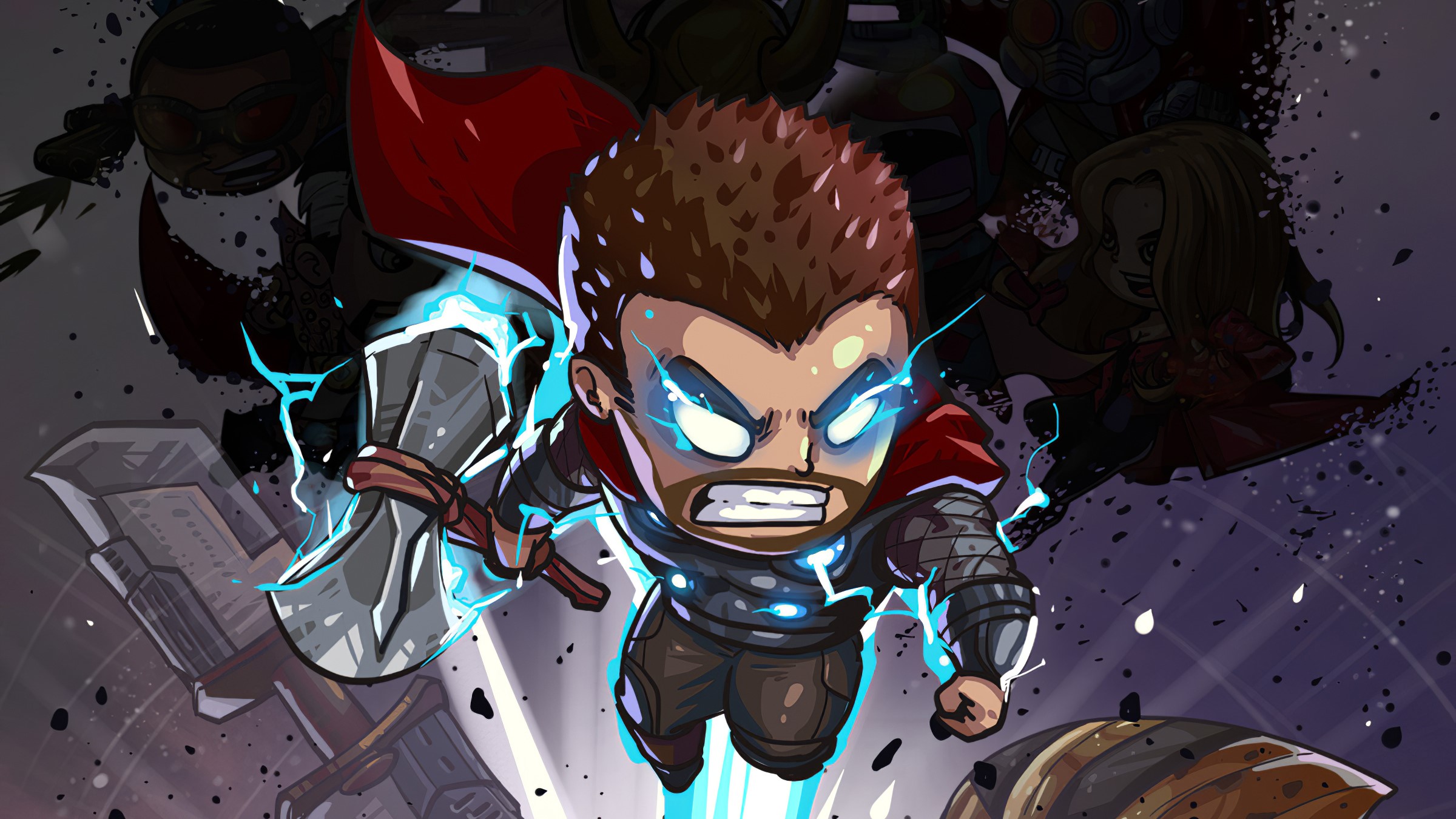 thor, superheroes, artwork, hd, artstation, HD Wallpaper