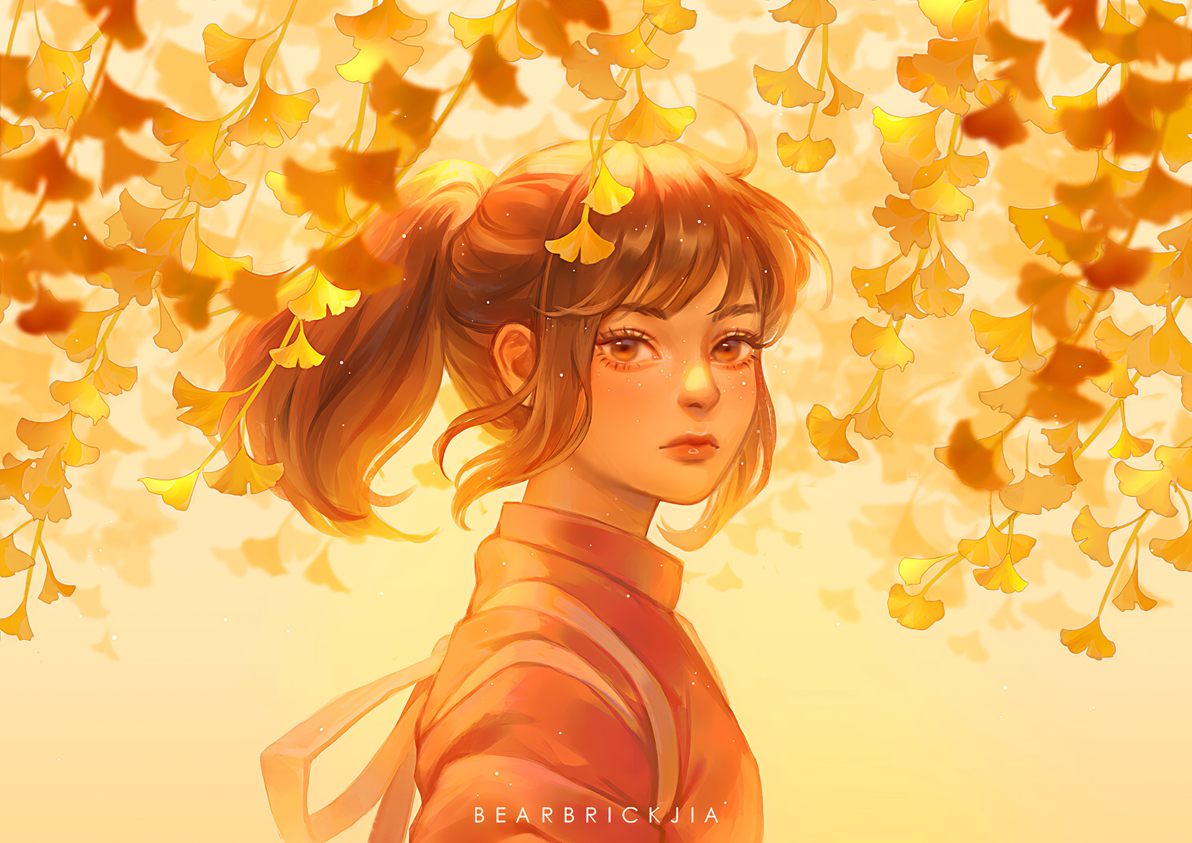 anime girl, anime, artist, artwork, digital art, hd, 4k, artstation, HD Wallpaper
