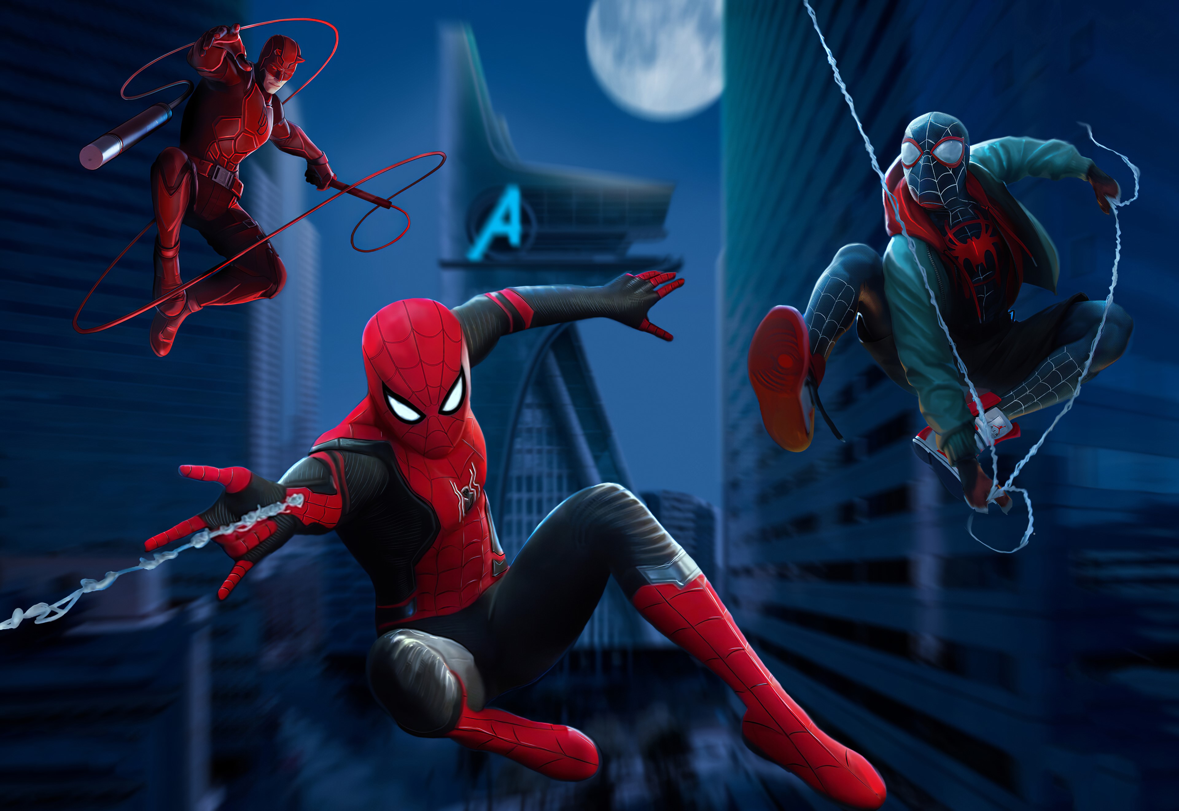 spiderman, superheroes, artwork, artist, digital art, hd, 4k, artstation, HD Wallpaper