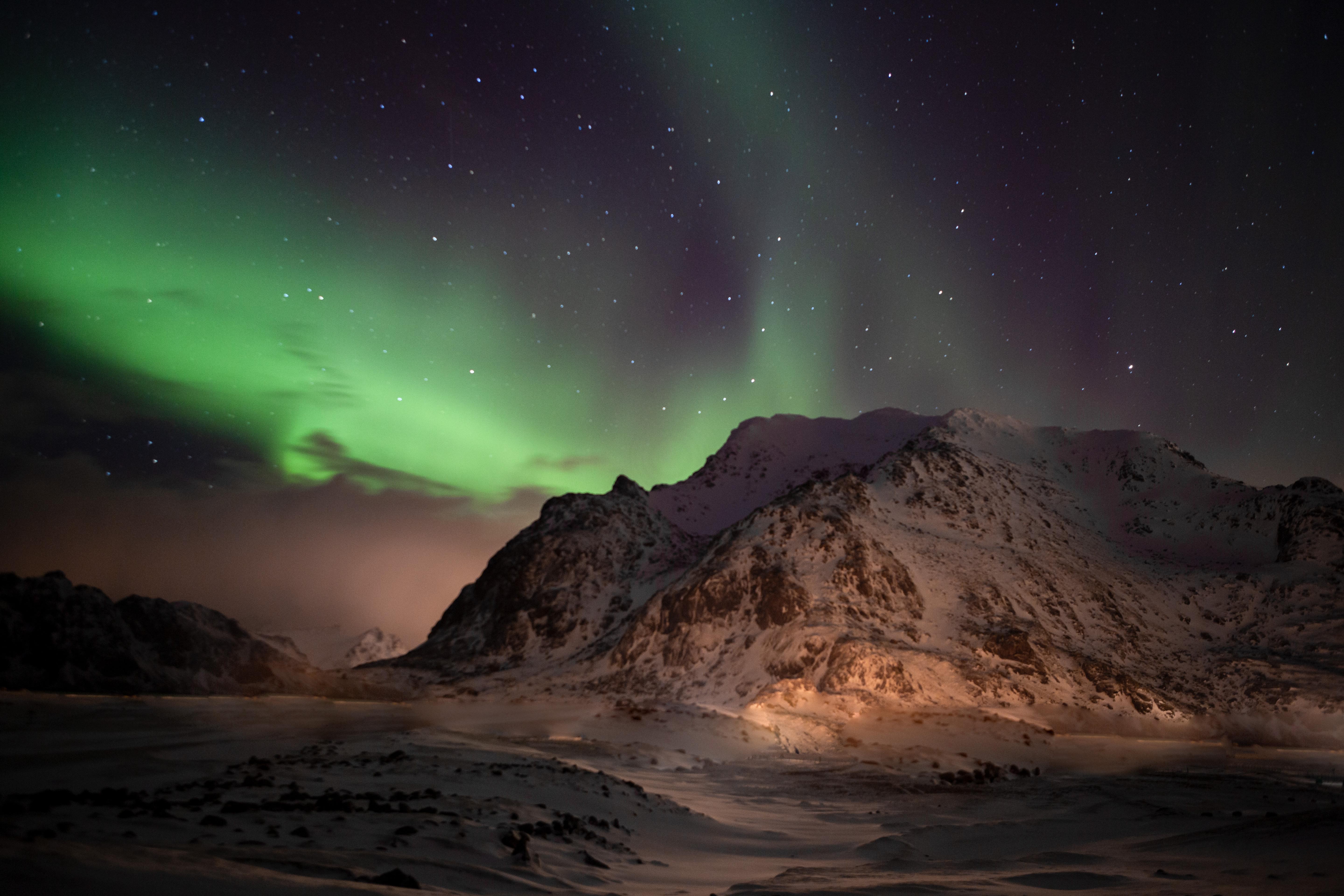 northern lights, nature, hd, 4k, 5k, HD Wallpaper