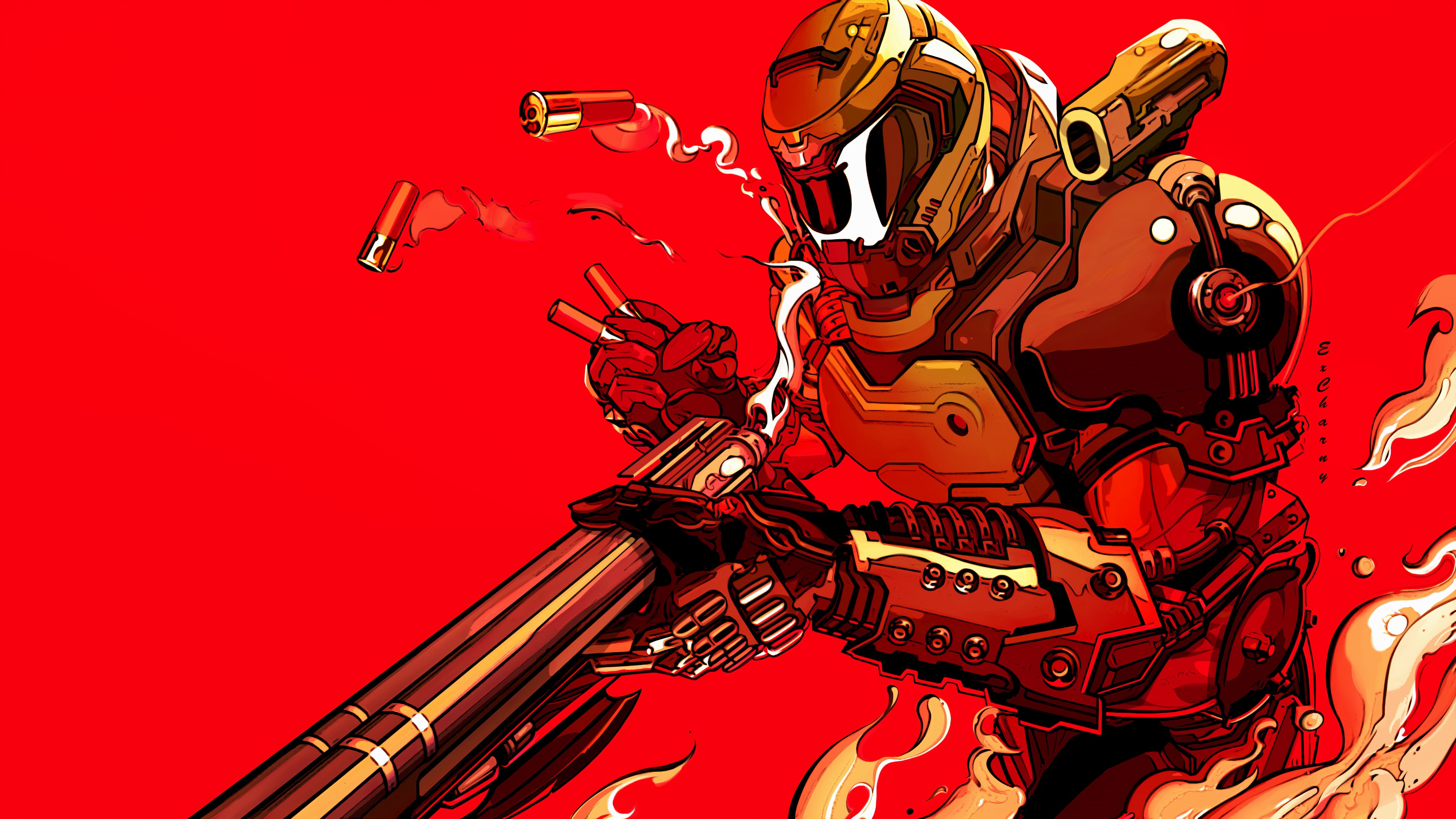 doom eternal, 2020 games, games, hd, 4k, doom, deviantart, HD Wallpaper