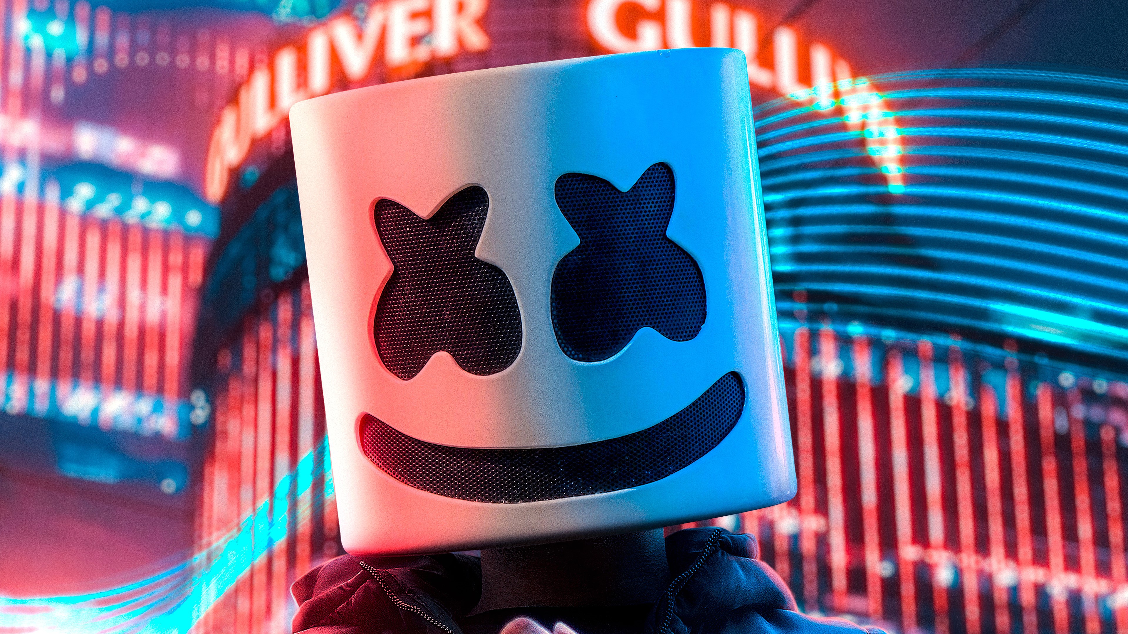 marshmello, music, hd, 4k, artist, artwork, digital art, HD Wallpaper