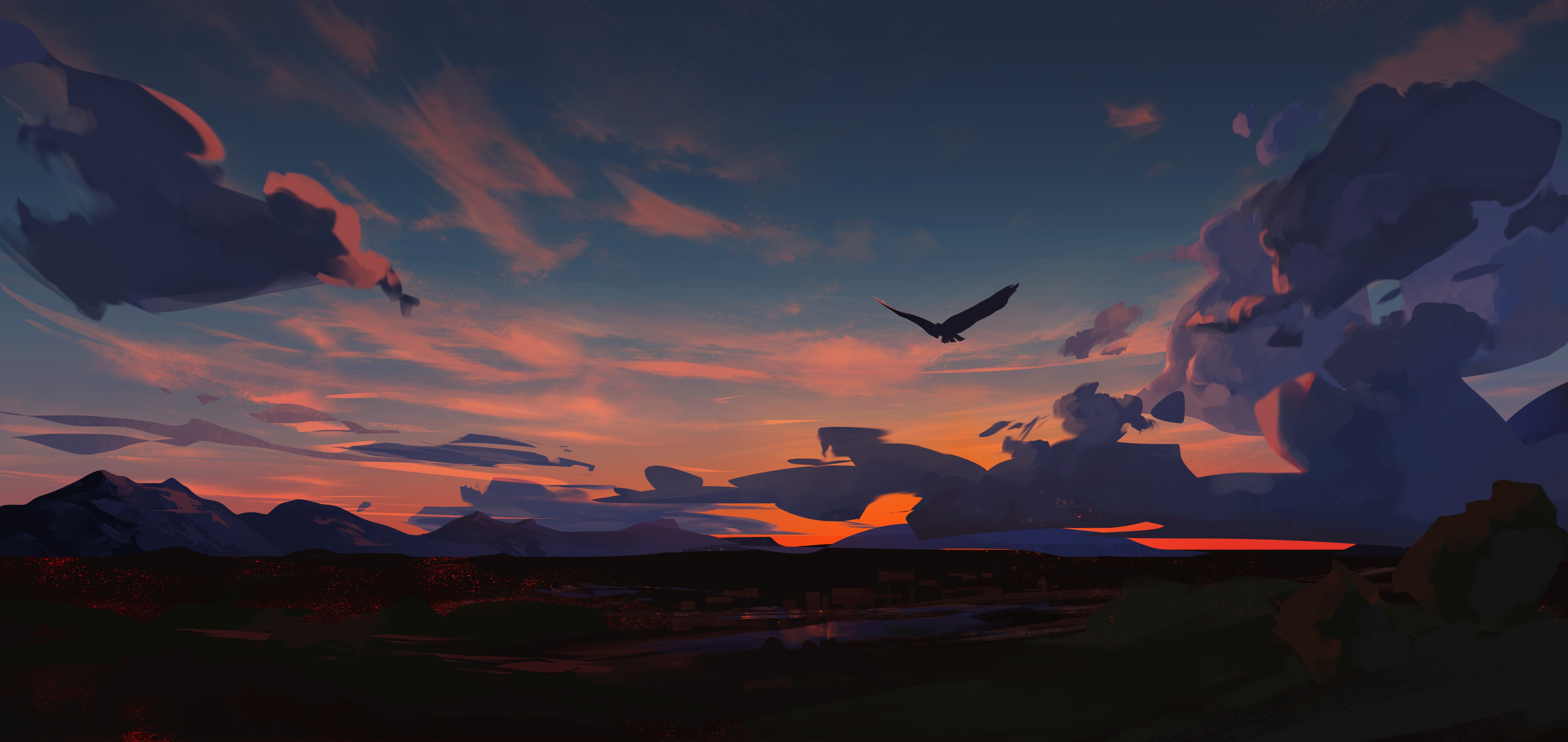 eagle, artist, artwork, digital art, hd, 4k, 5k, deviantart, HD Wallpaper