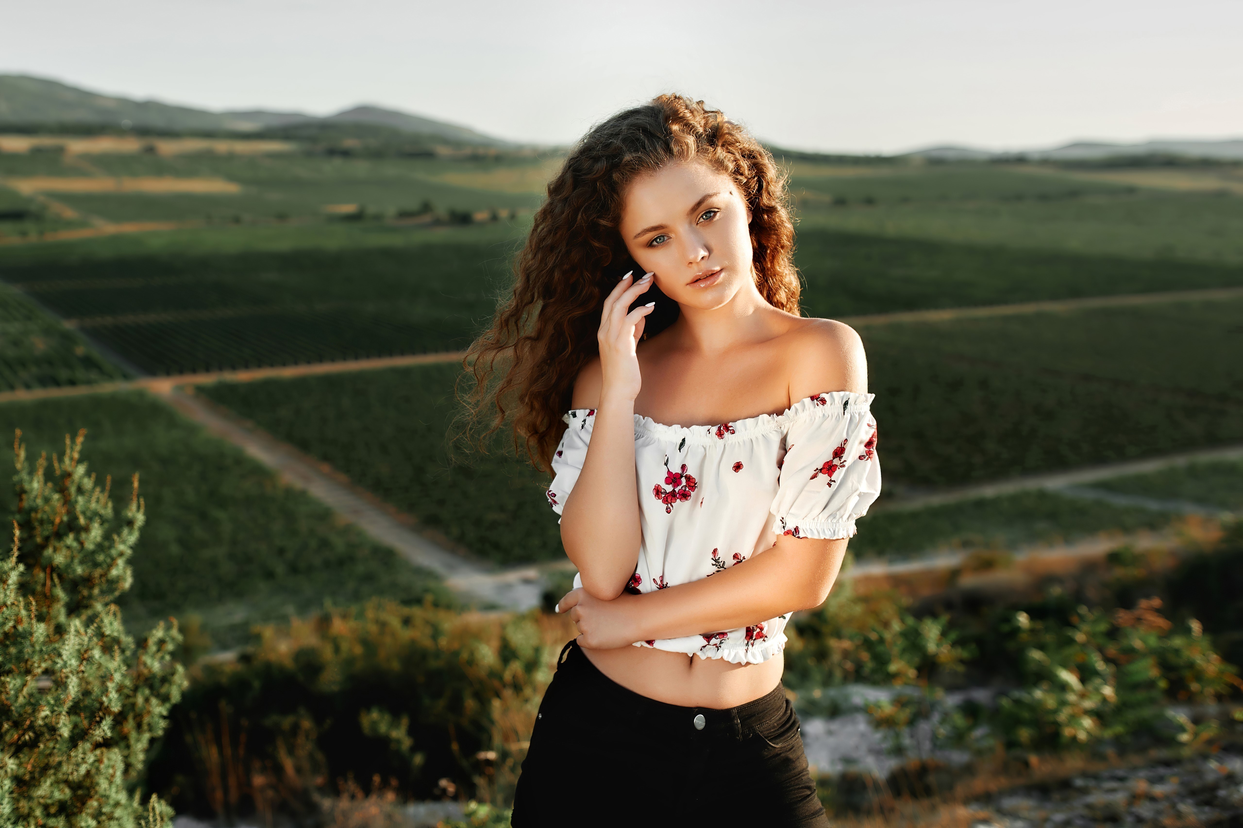 girls, model, hd, 4k, 5k, depth of field, HD Wallpaper