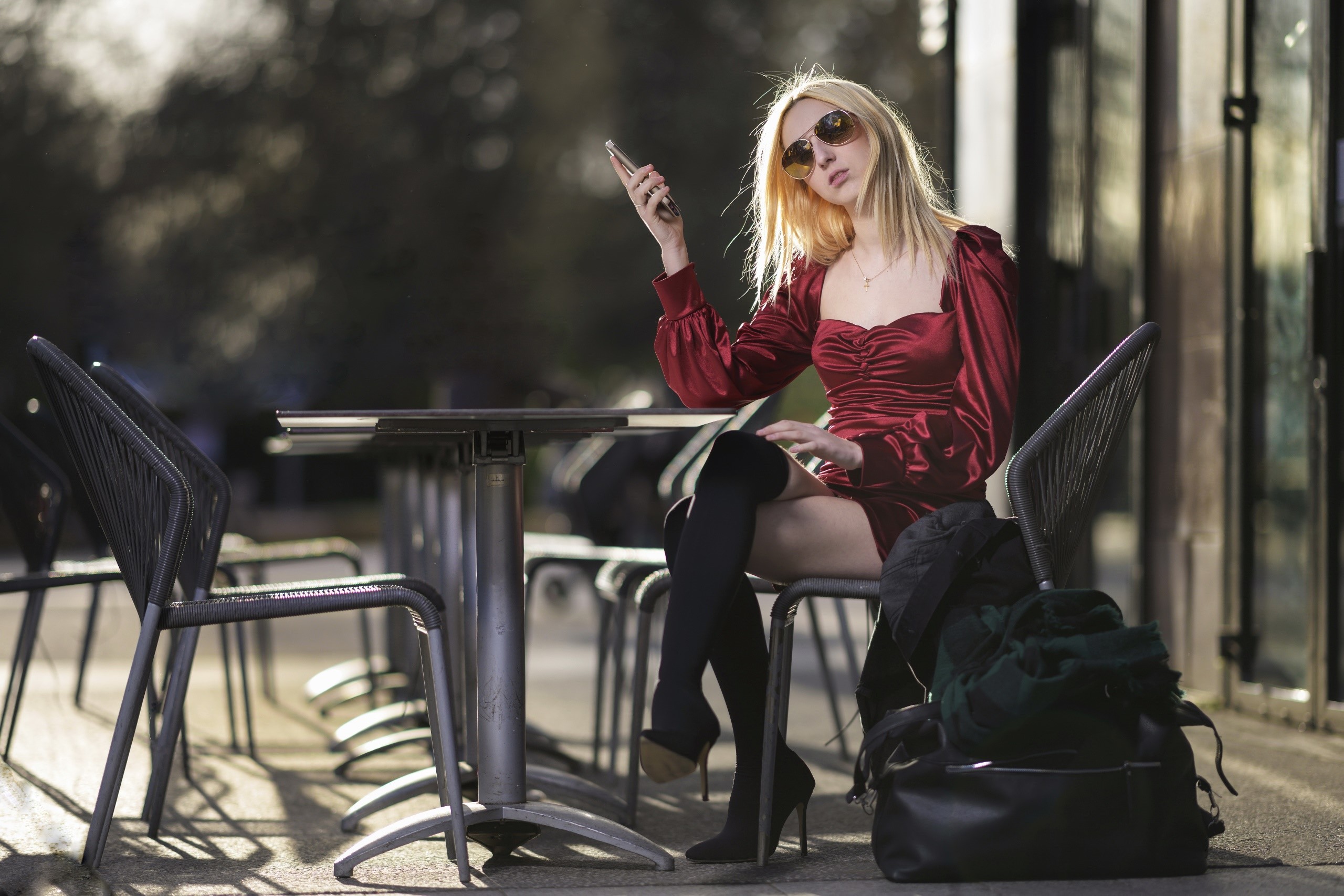 blonde, girls, model, hd, HD Wallpaper