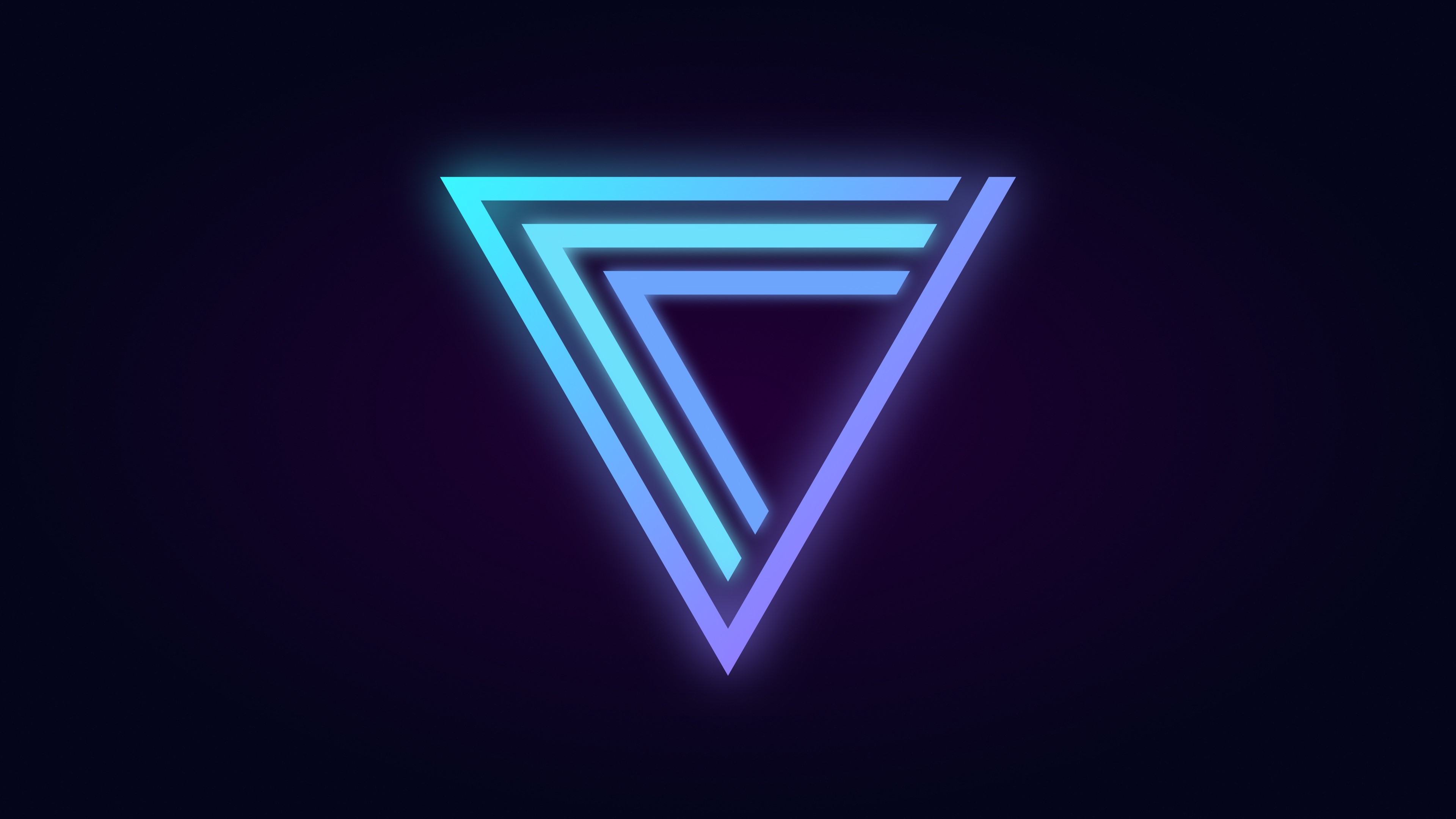triangle, abstract, vector, digital art, artist, artwork, hd, 4k, HD Wallpaper