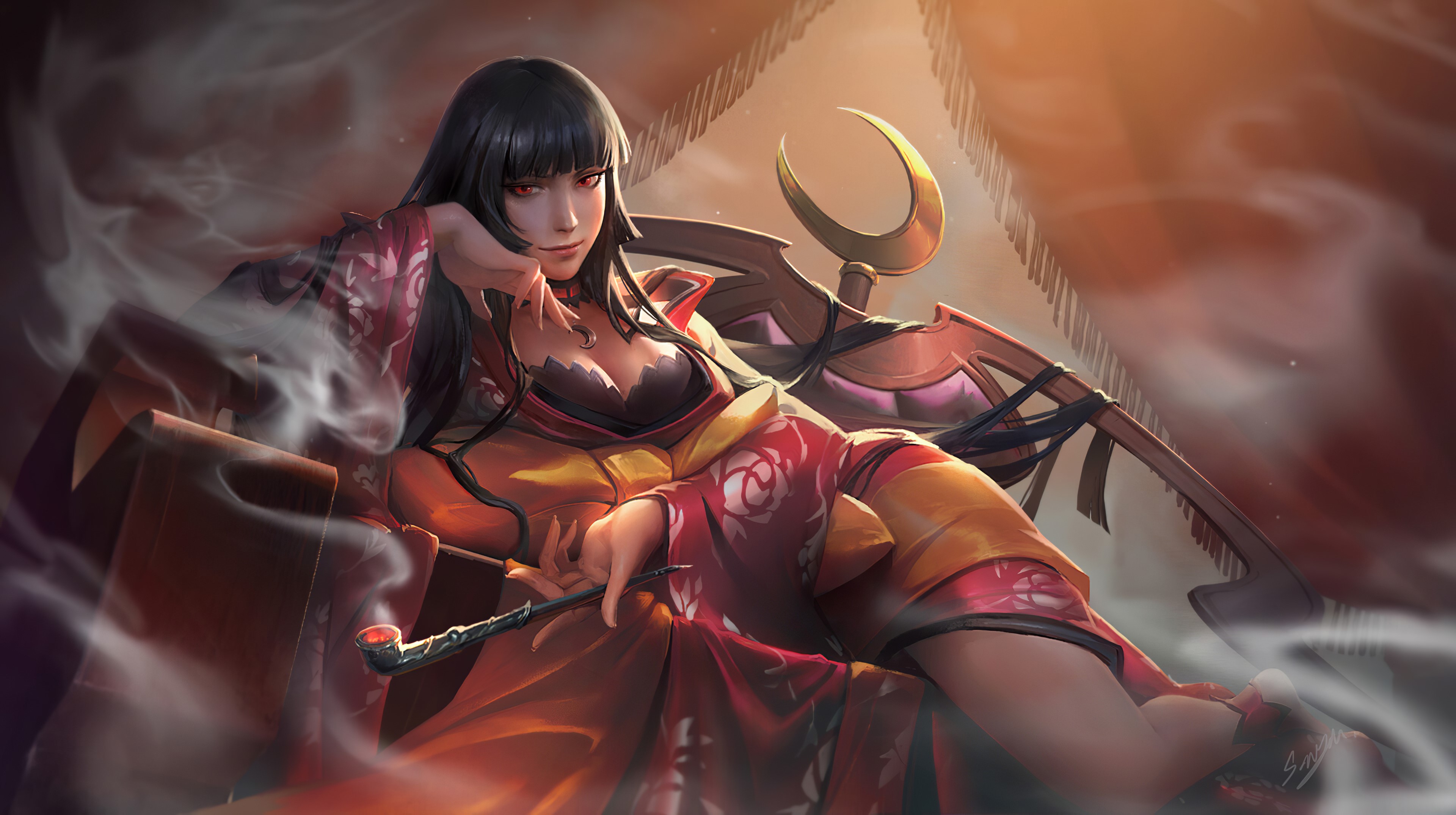 anime girl, anime, artist, artwork, digital art, hd, 4k, artstation, HD Wallpaper