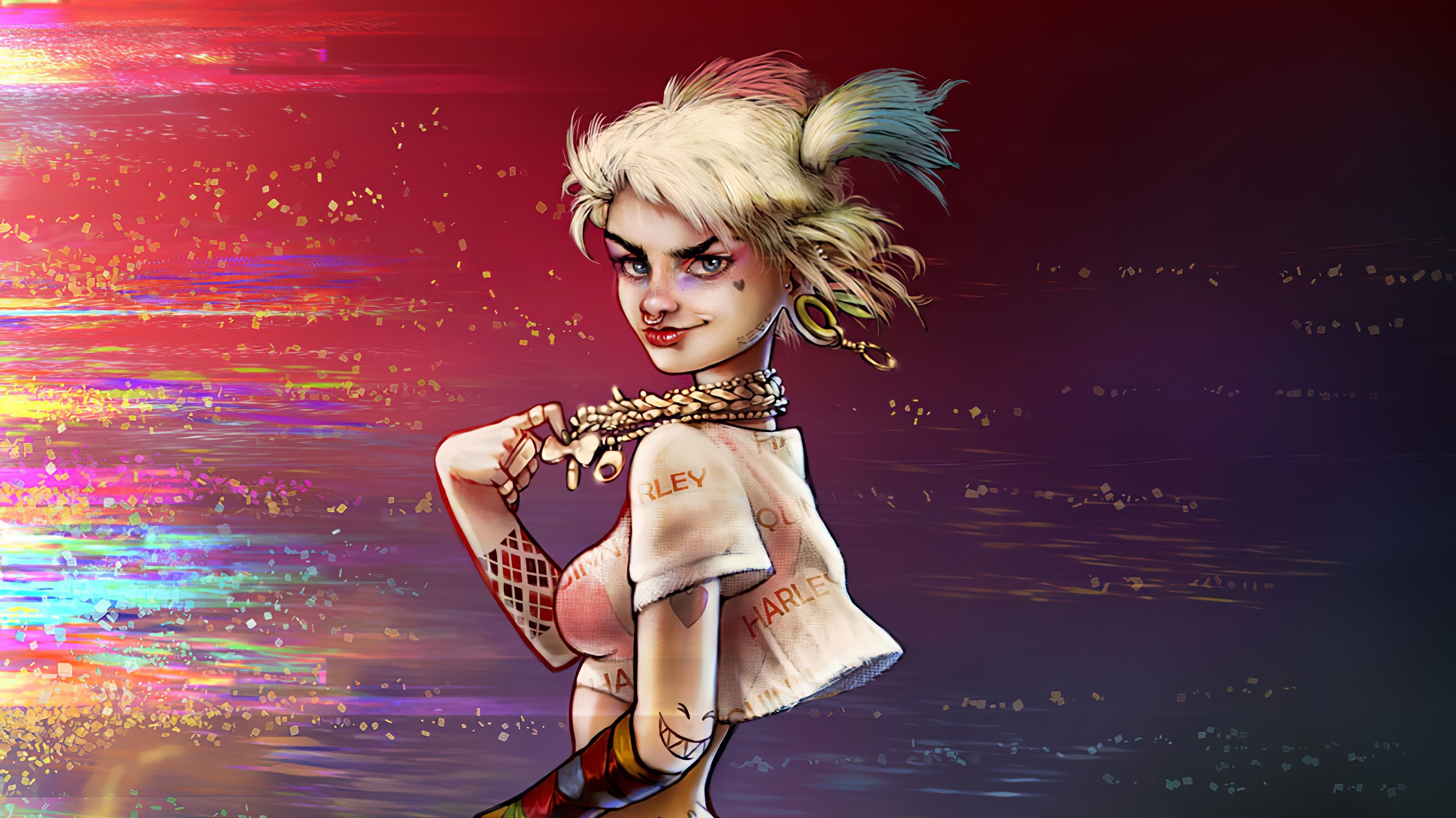 harley quinn, superheroes, artist, artwork, digital art, hd, artstation, HD Wallpaper