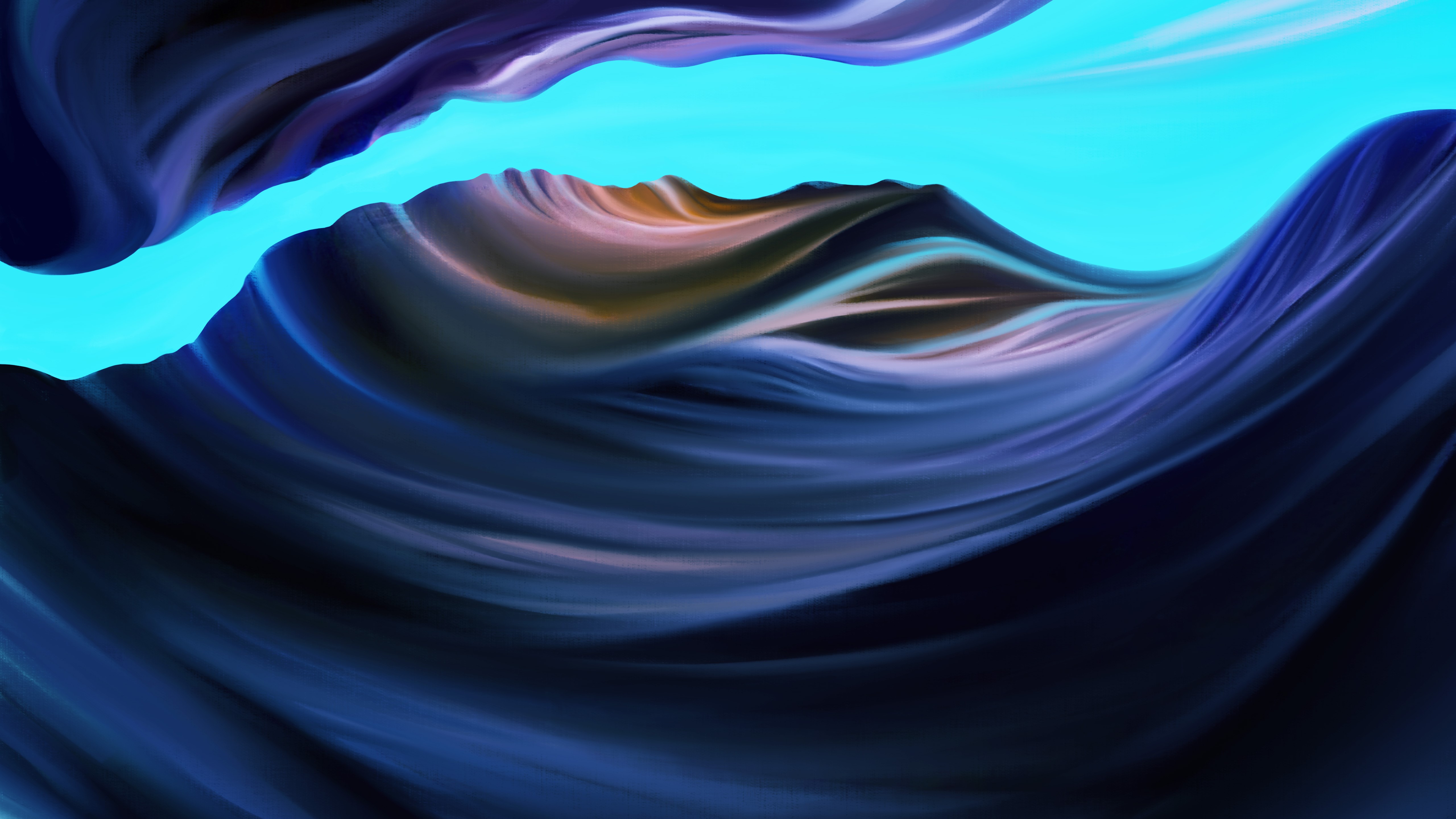 canyon, abstract, artist, artwork, digital art, hd, 4k, 5k, HD Wallpaper
