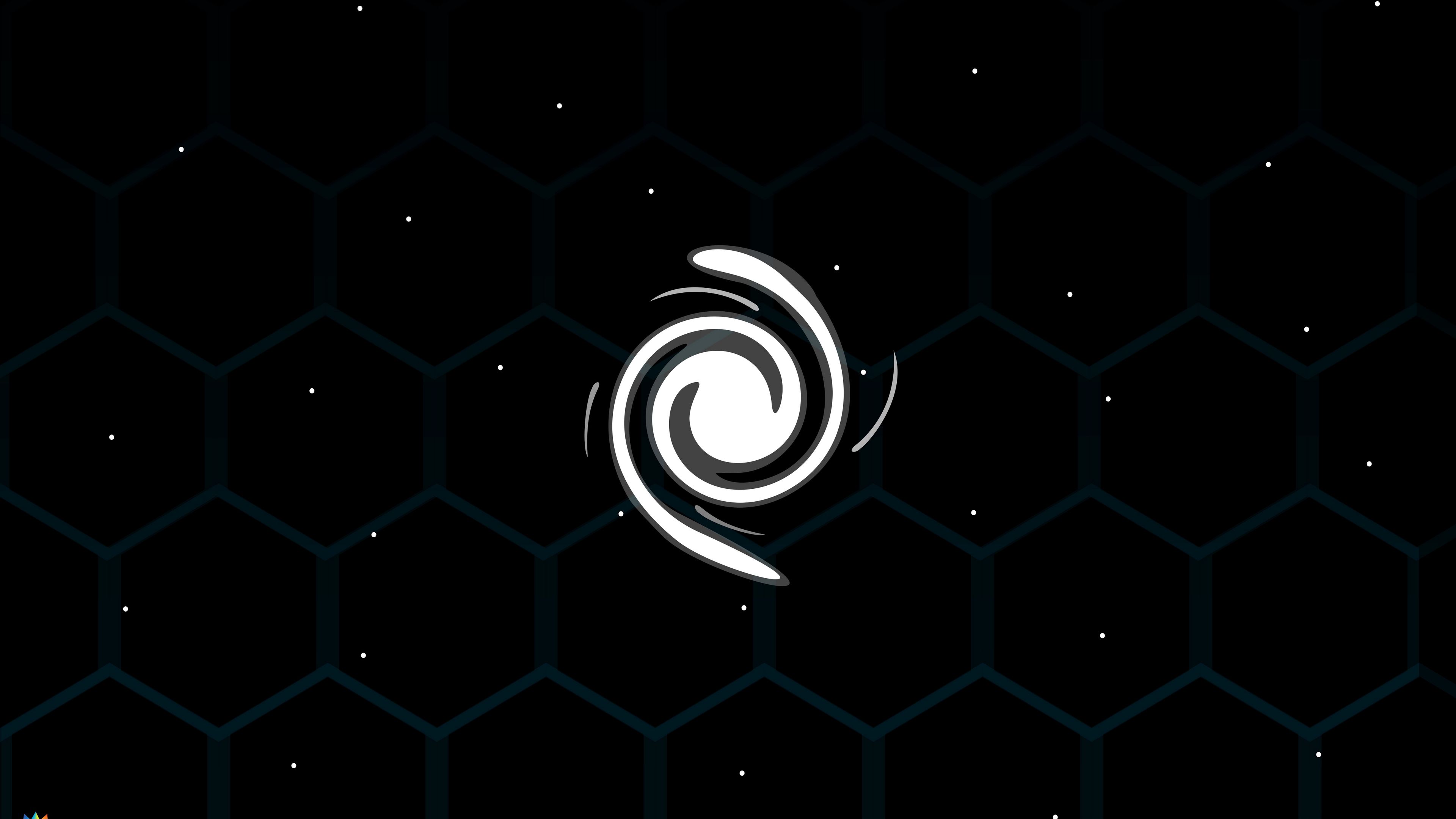 vortex, art, vector, abstraction, 4k, HD Wallpaper
