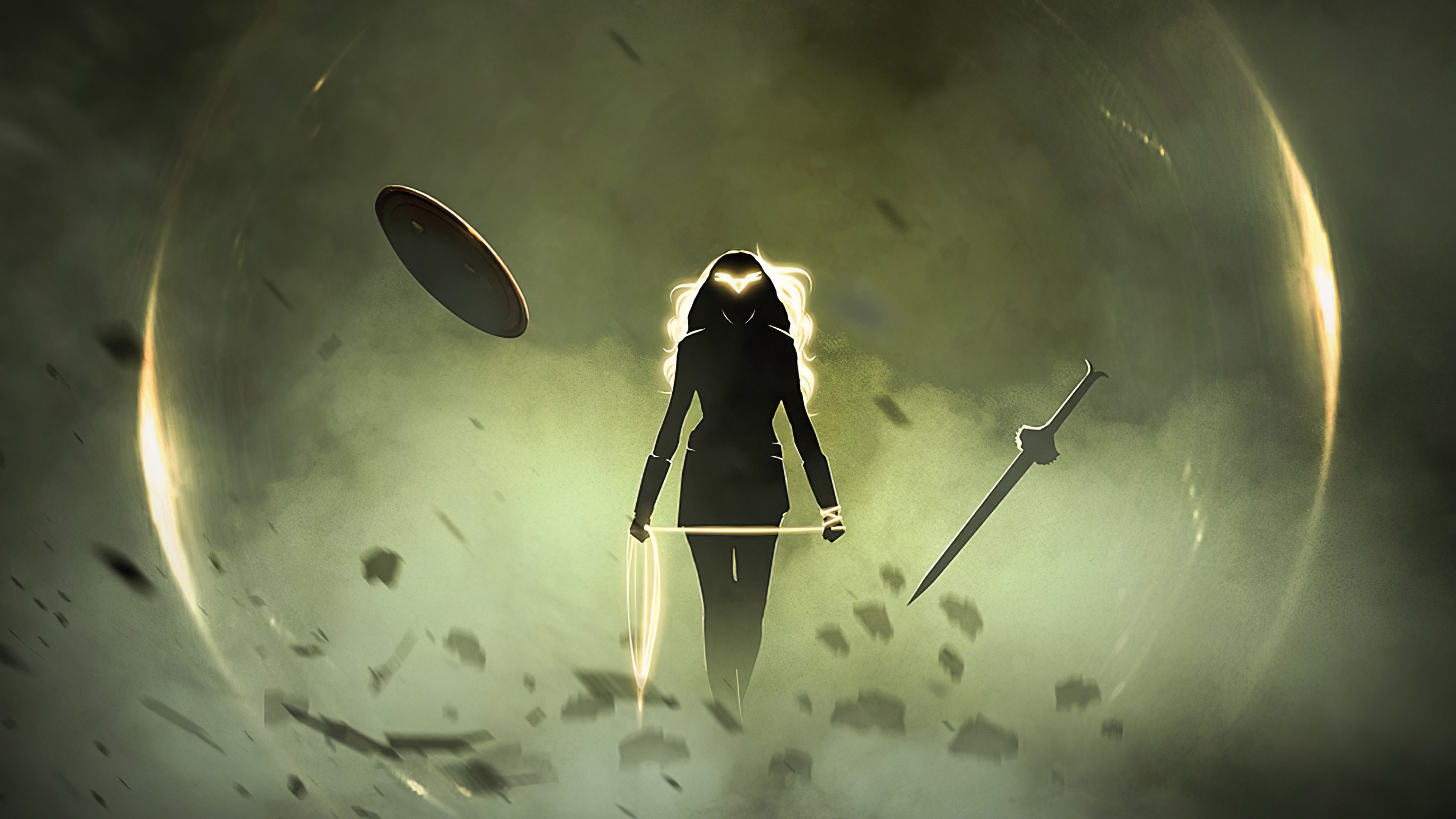 wonder woman, superheroes, artwork, hd, 4k, minimalism, minimalist, HD Wallpaper