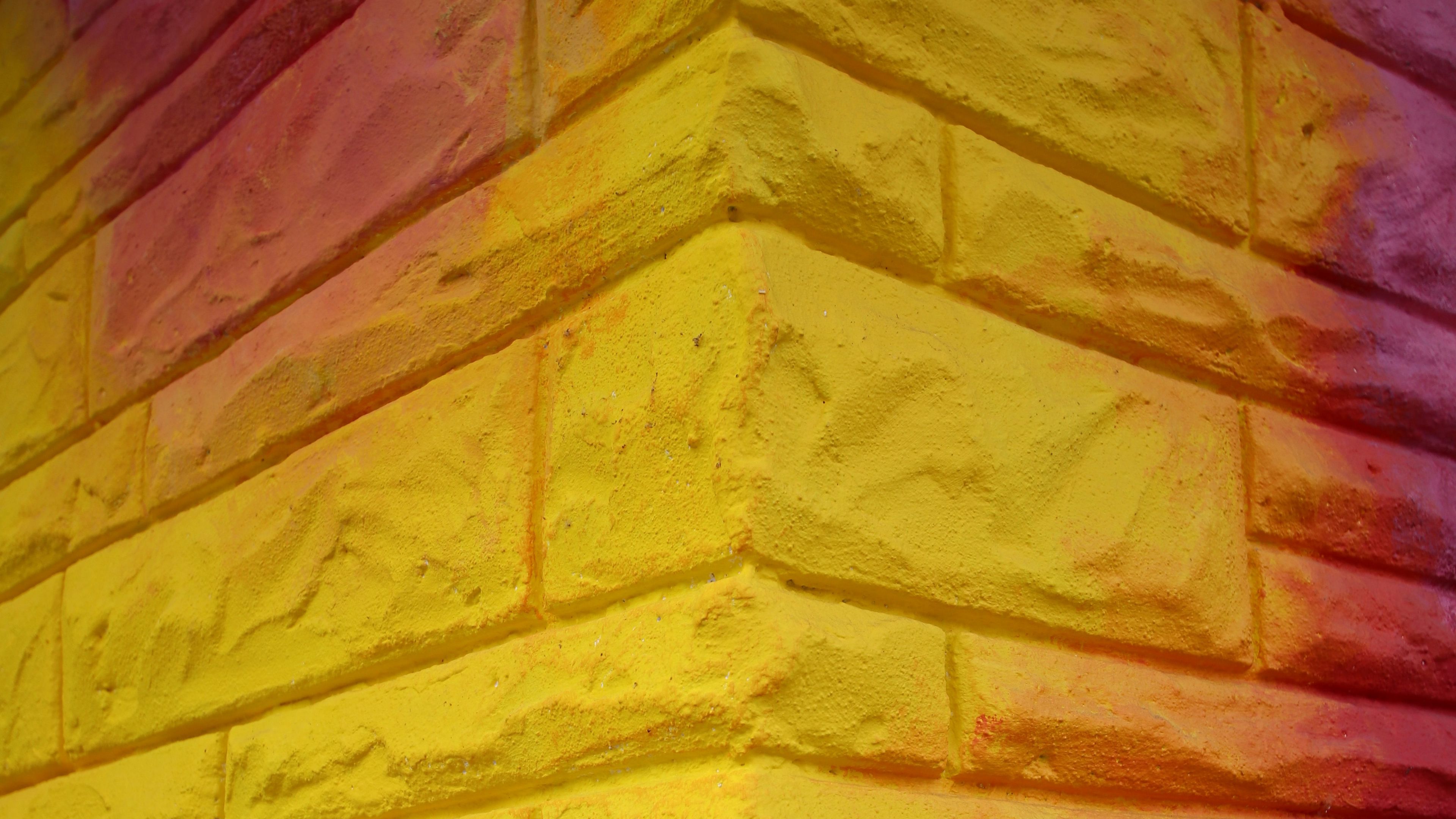wall, paint, texture, stone, colorful, 4k, HD Wallpaper