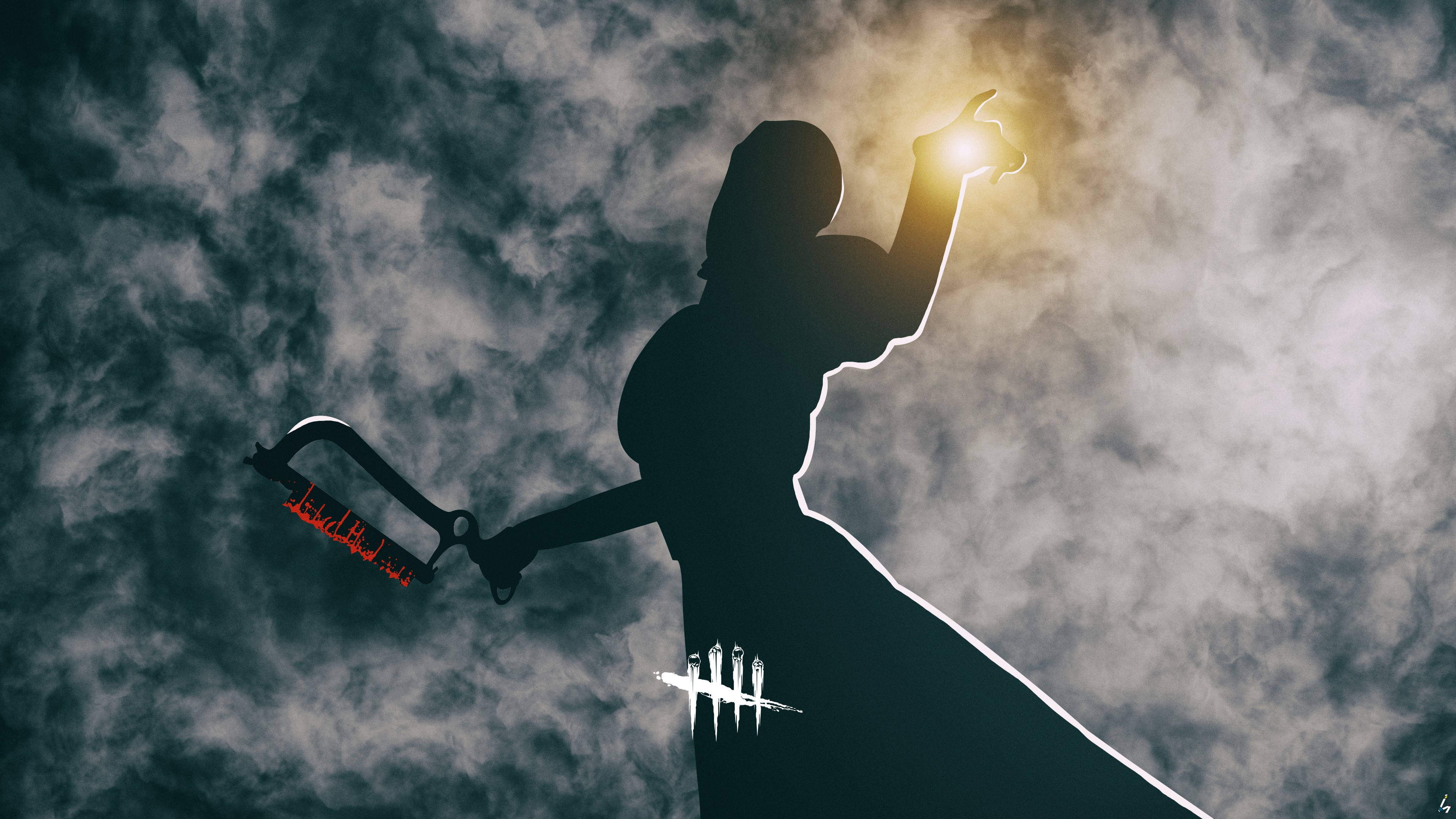Dead by Daylight, The Nurse, fan art, digital art, vector, Adobe Illustrator, Photoshop, video games, game art, render, HD Wallpaper