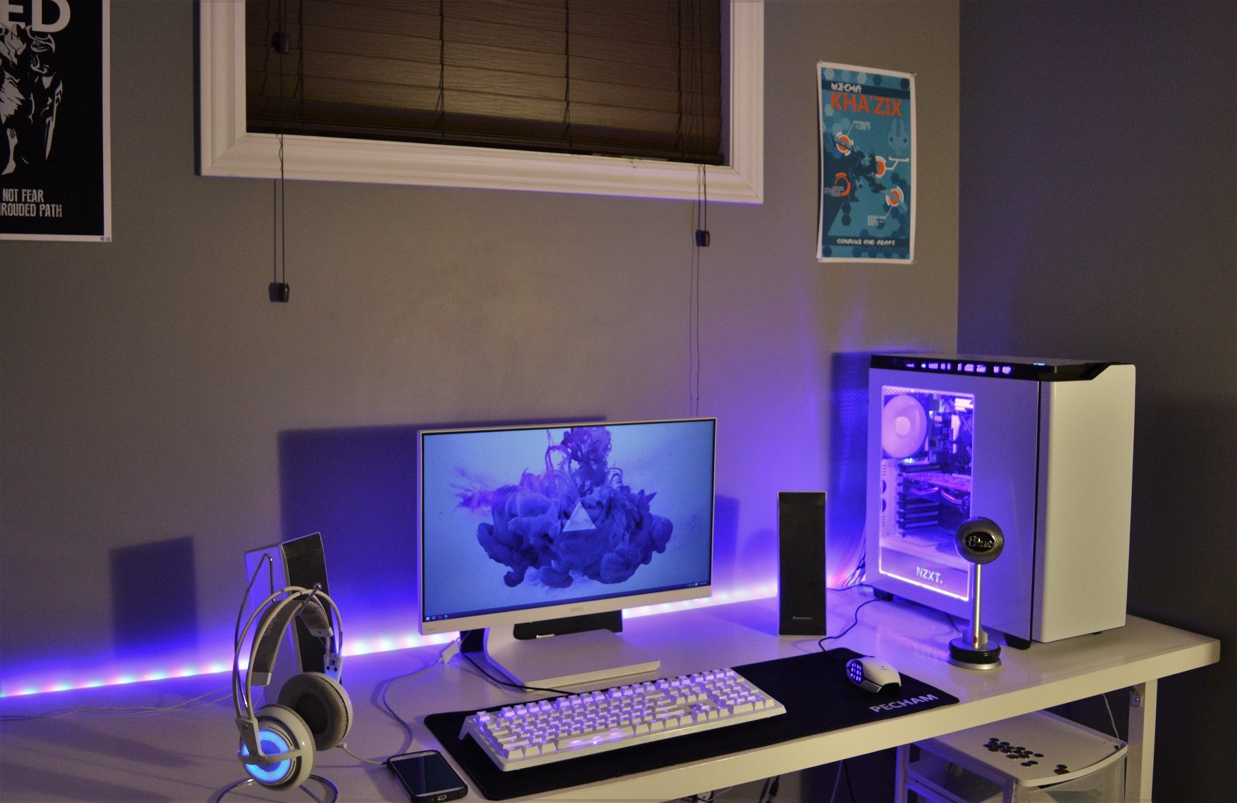 workspace, computer, technology, desk, HD Wallpaper