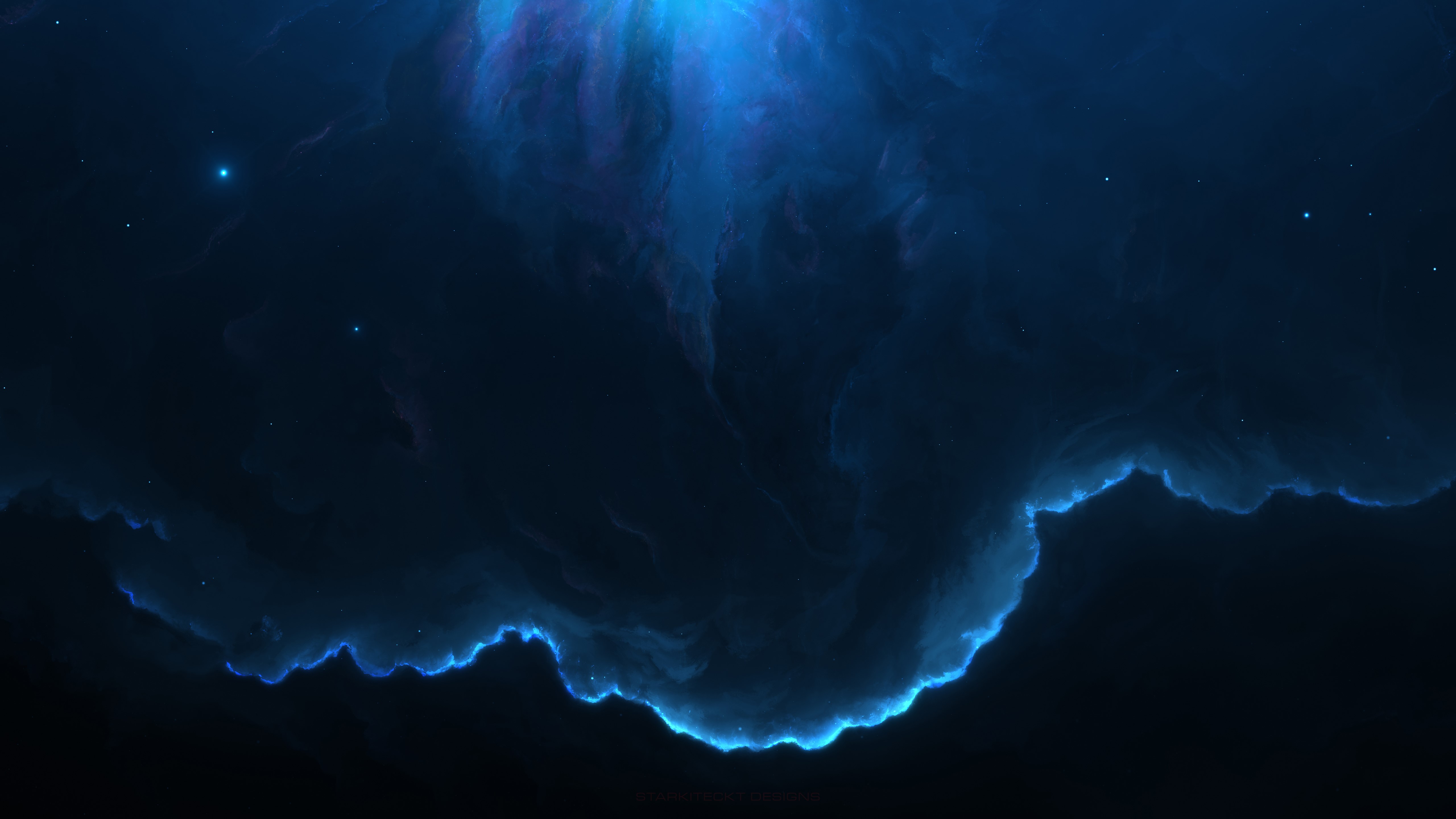 Starkiteckt, space, 3D, digital art, galaxy, space art, HD Wallpaper