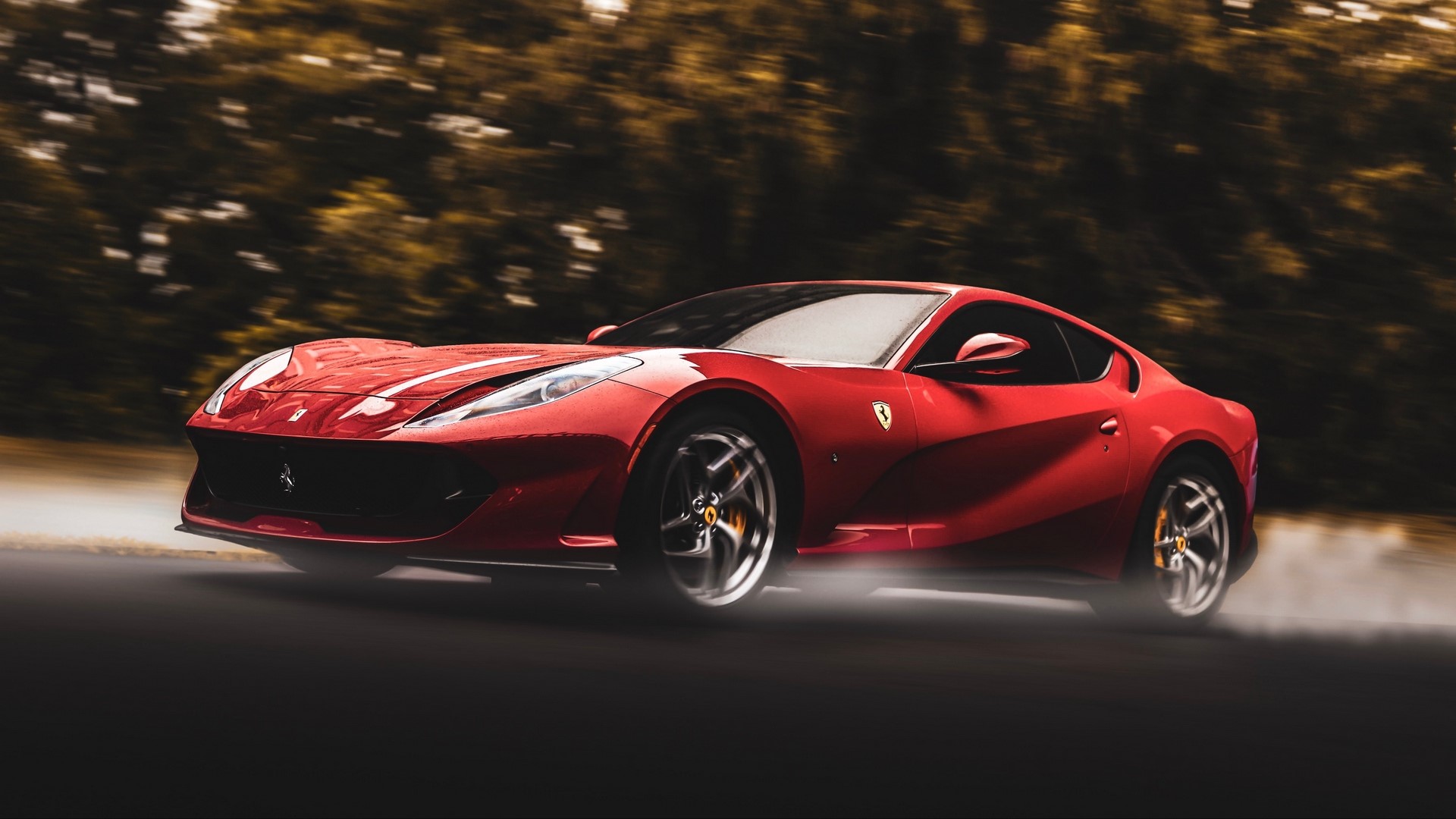 Ferrari, sports car, red cars, vehicle, car, HD Wallpaper