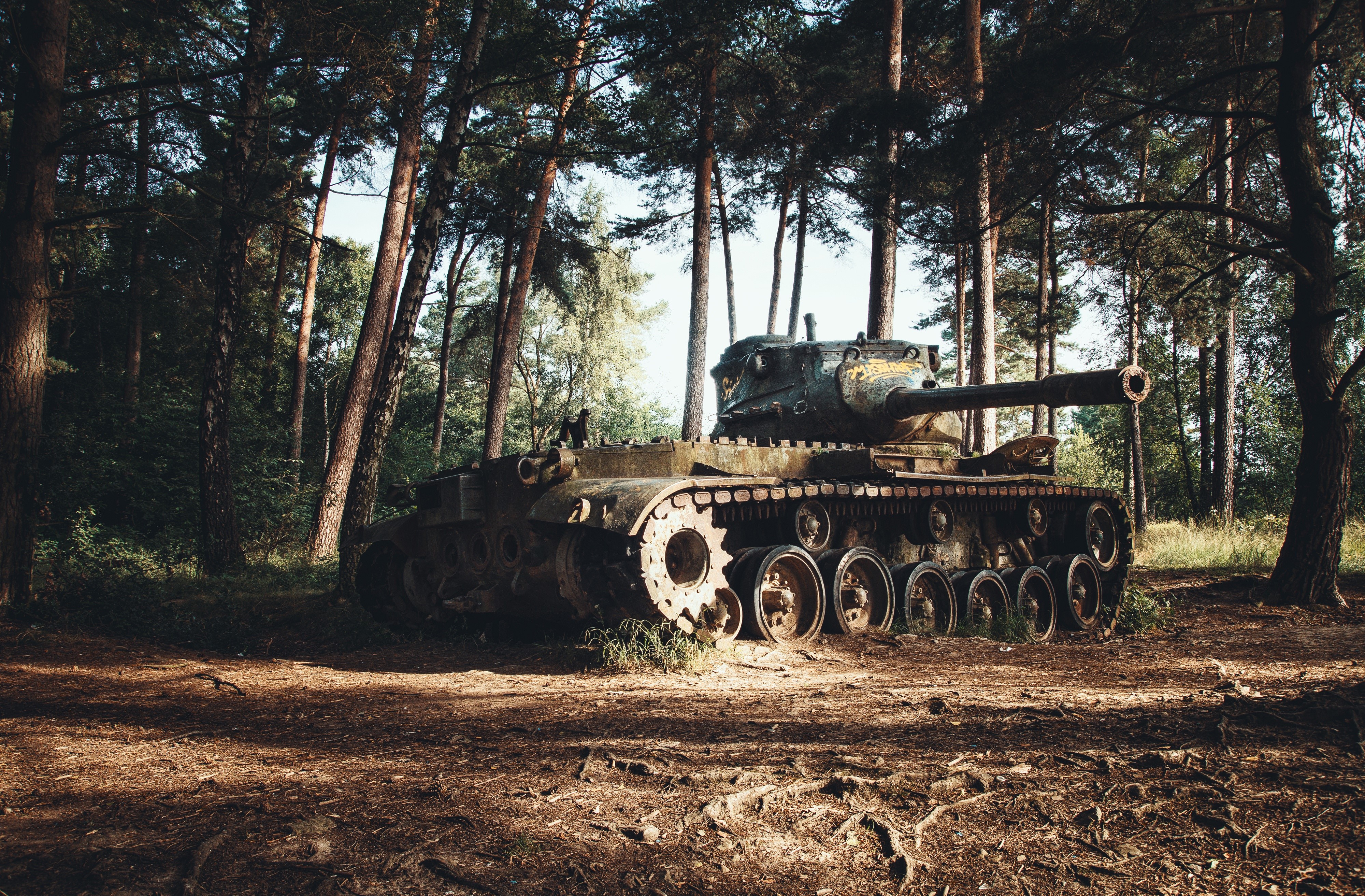 tank, military, wreck, vehicle, HD Wallpaper