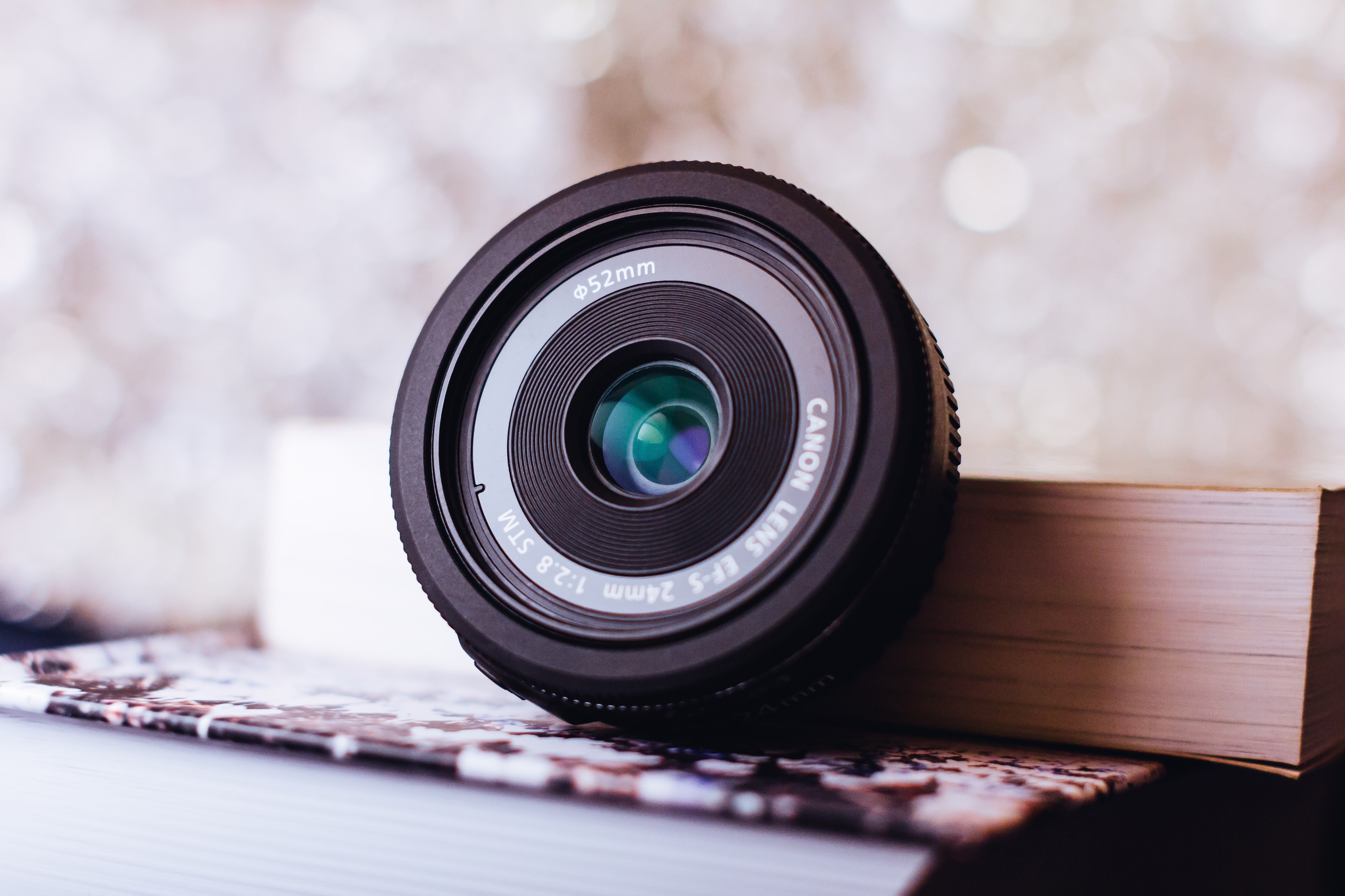 camera, circle, technology, Canon, HD Wallpaper