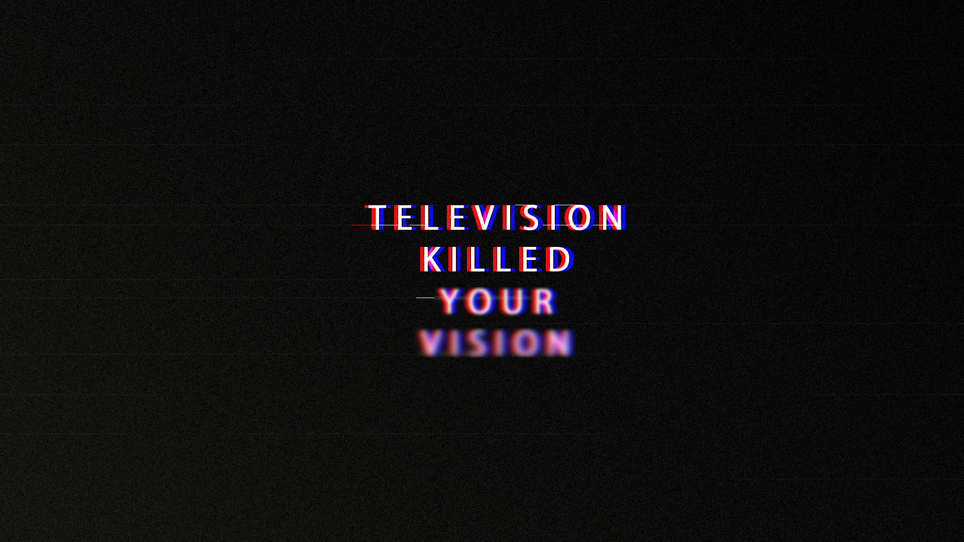 TV, Photoshop, typography, minimalism, HD Wallpaper