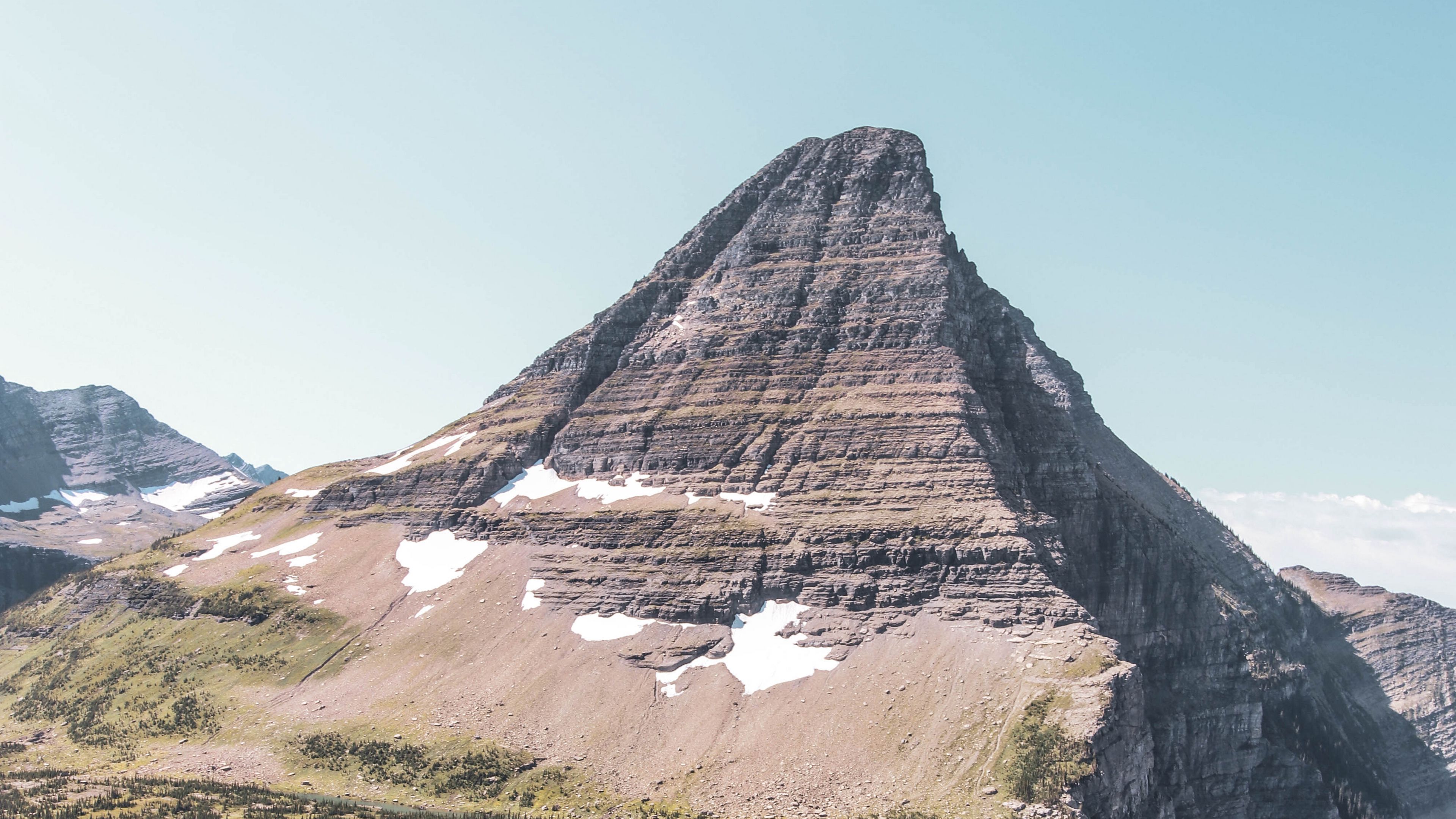 mountain, peak, landscape, nature, 4k, HD Wallpaper